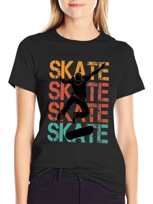 Skate Graphic T-Shirt - Vintage Style Skateboard Tee