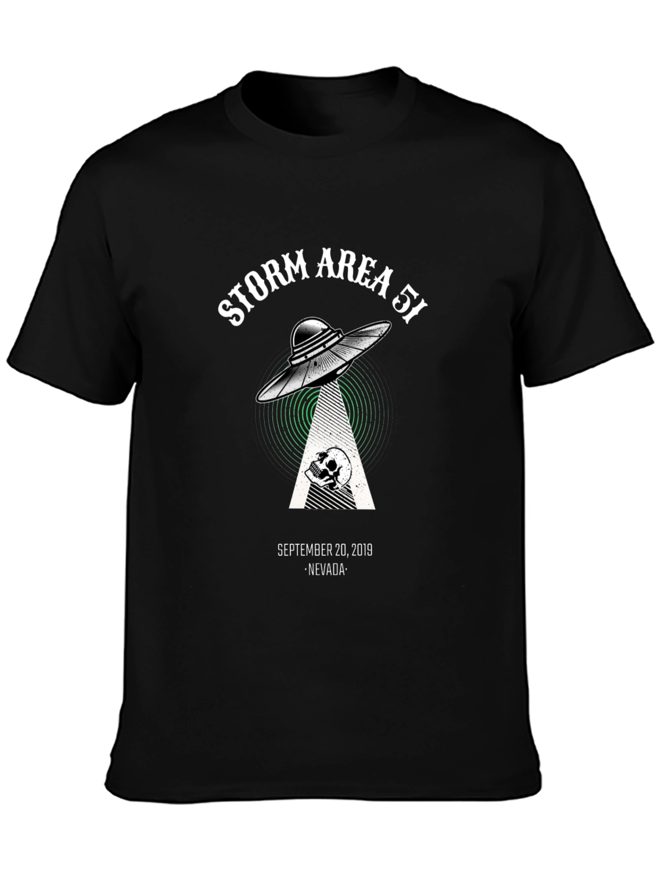 Storm Area 51 Black Graphic Tee