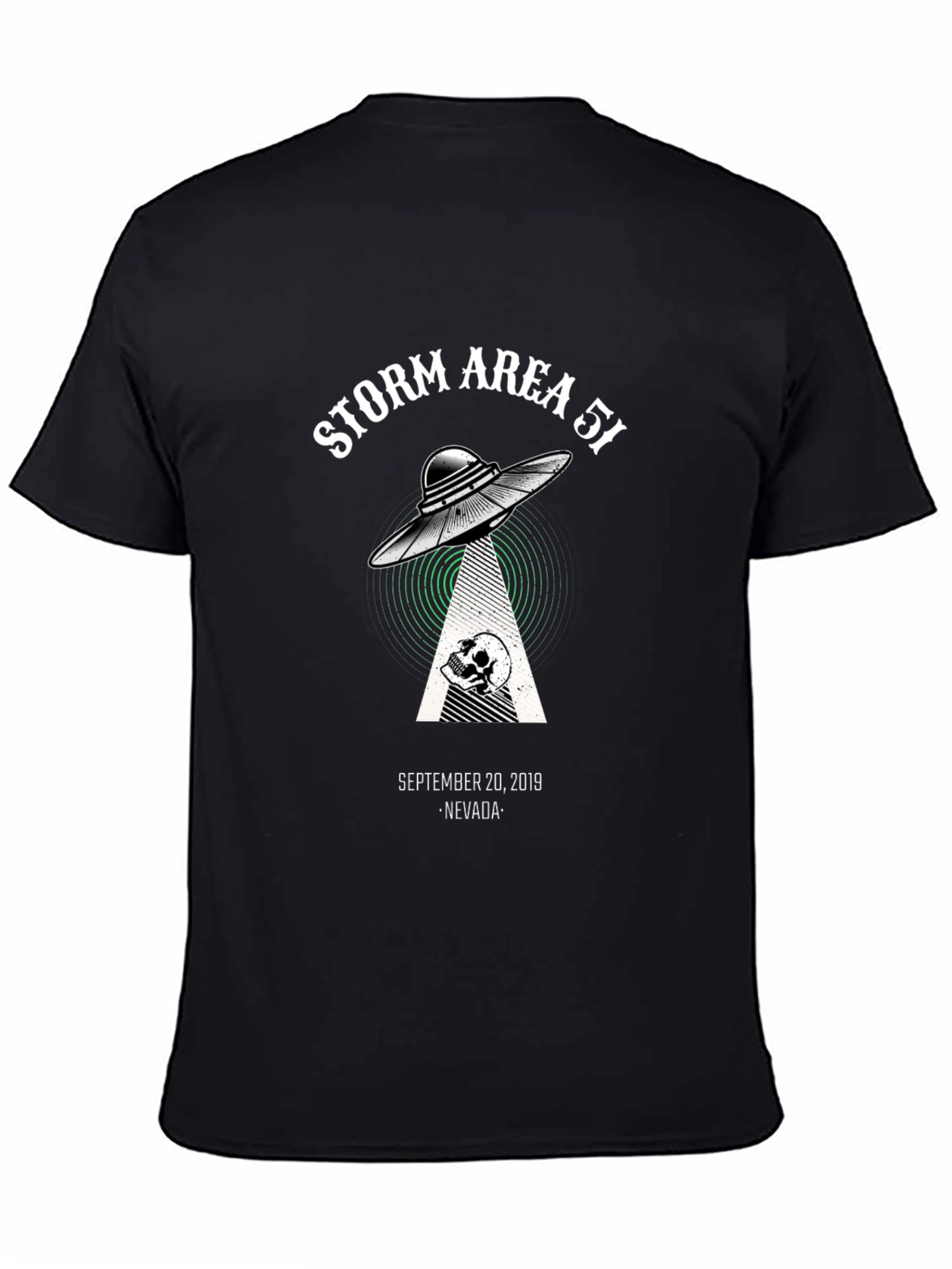 Storm Area 51 Black Graphic Tee