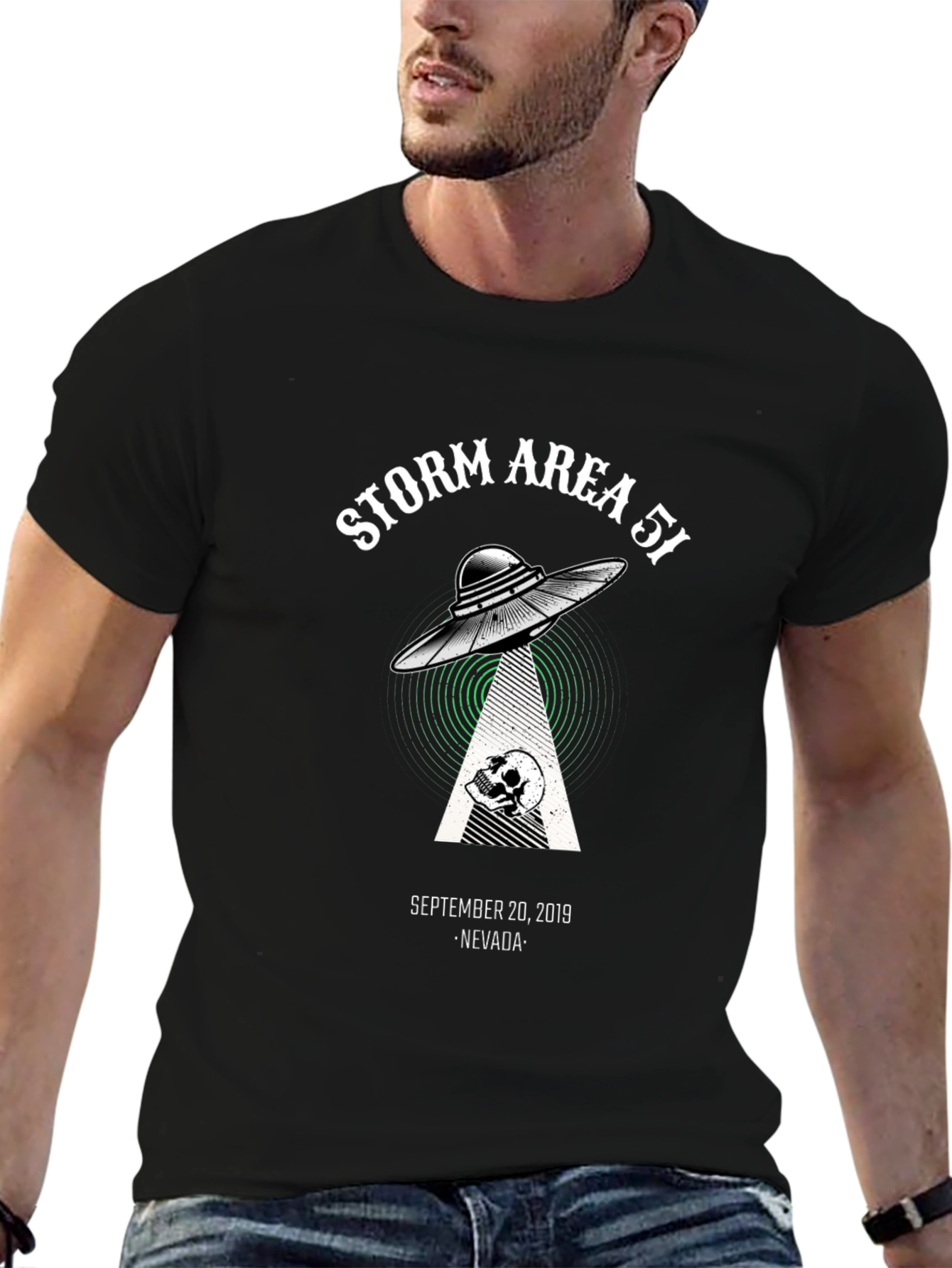Storm Area 51 Black Graphic Tee