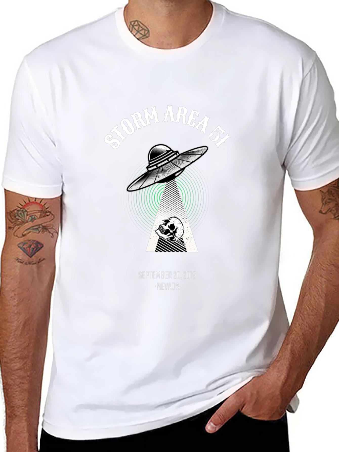 Storm Area 51 Black Graphic Tee