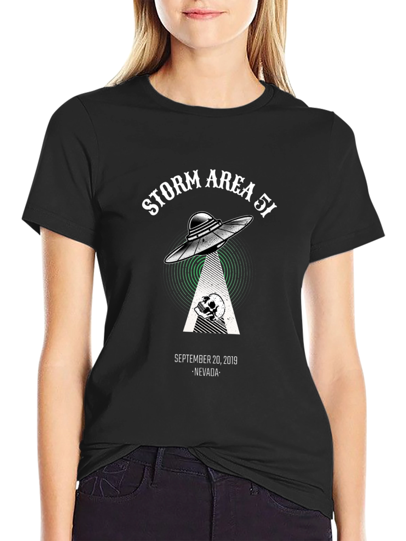 Storm Area 51 Black Graphic Tee