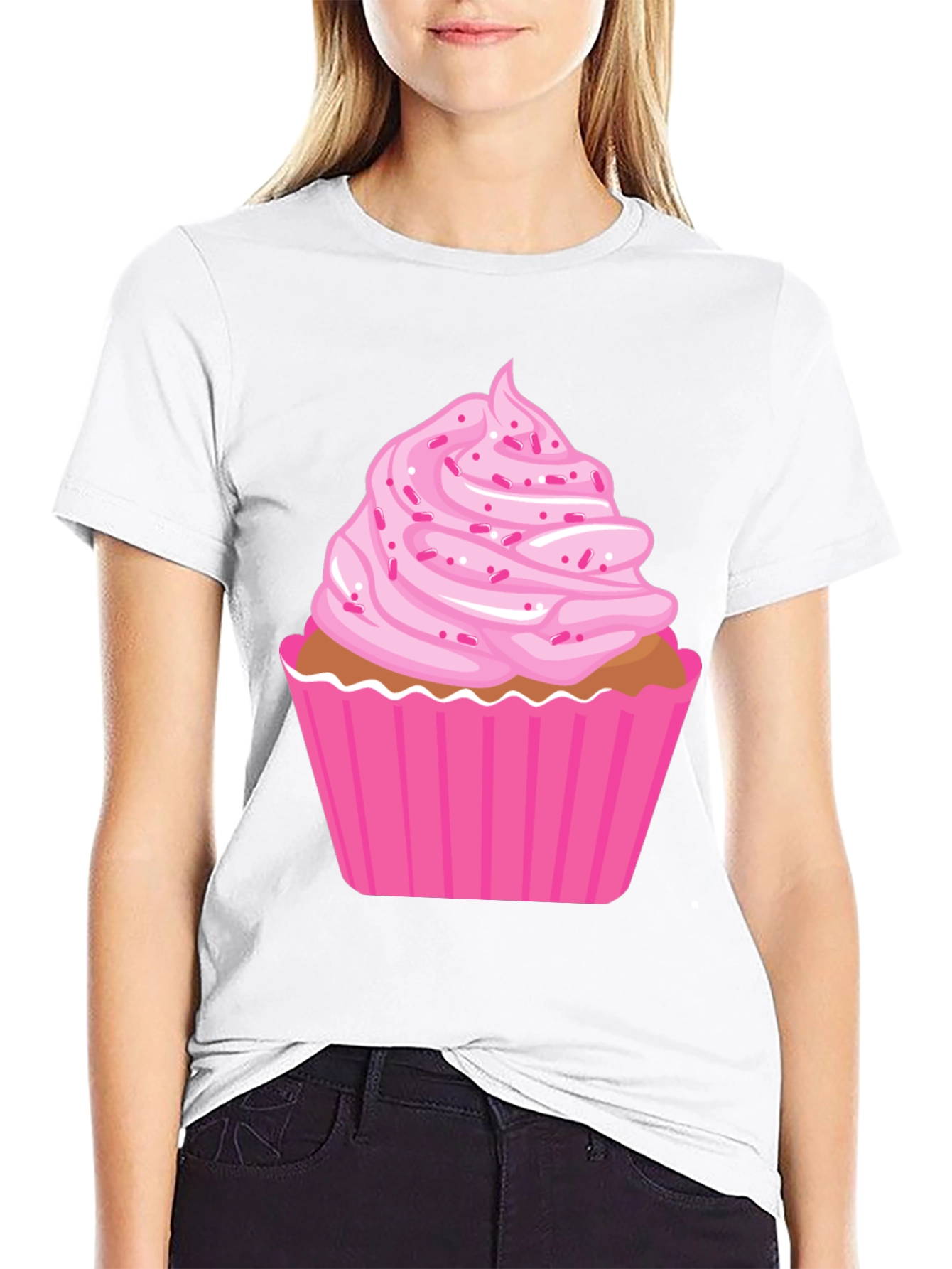 Cupcake Graphic Tee - Sweet Treat Shirt