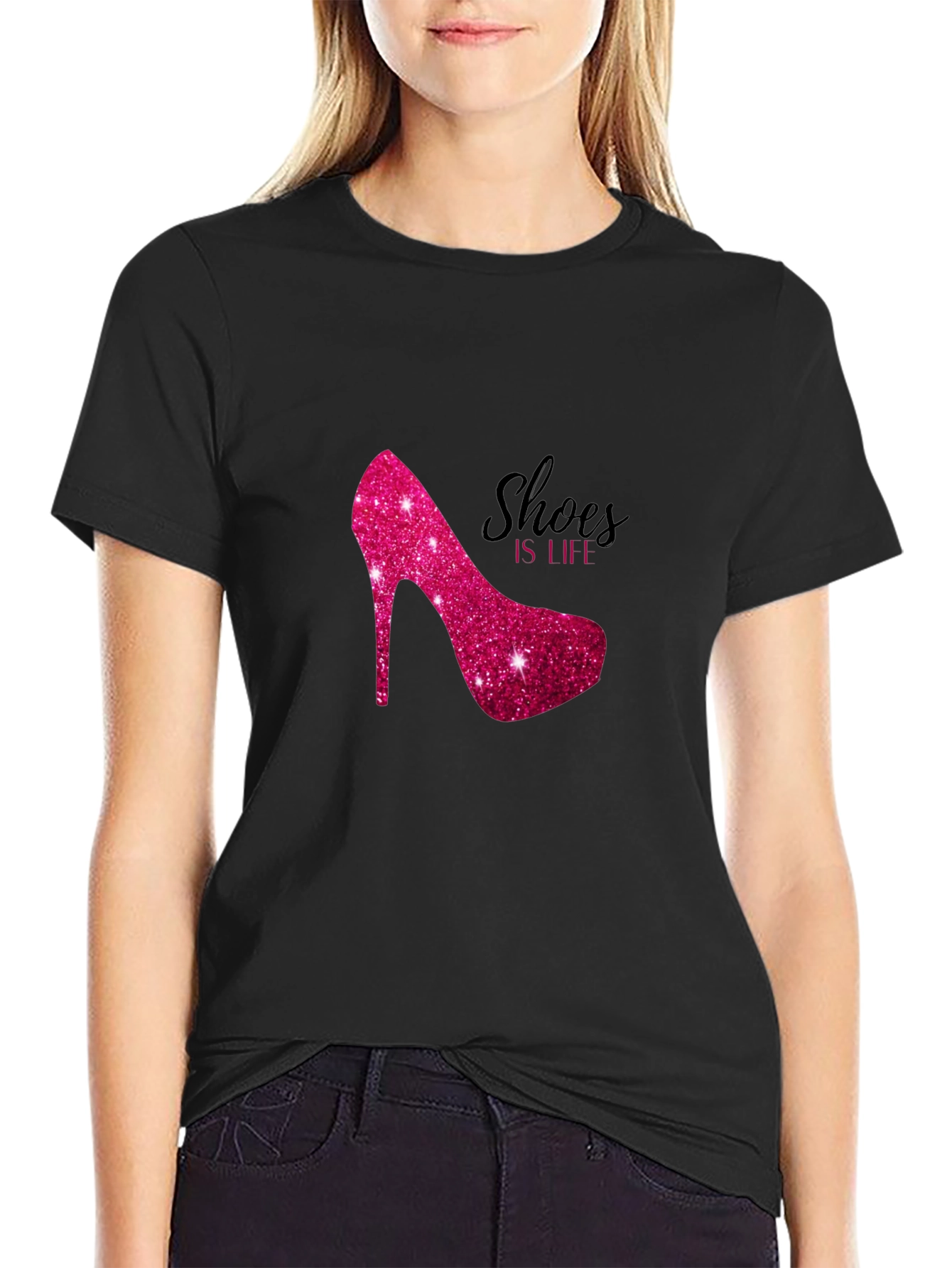 Shoes is Life Graphic Tee - Fun Fashionable T-Shirt