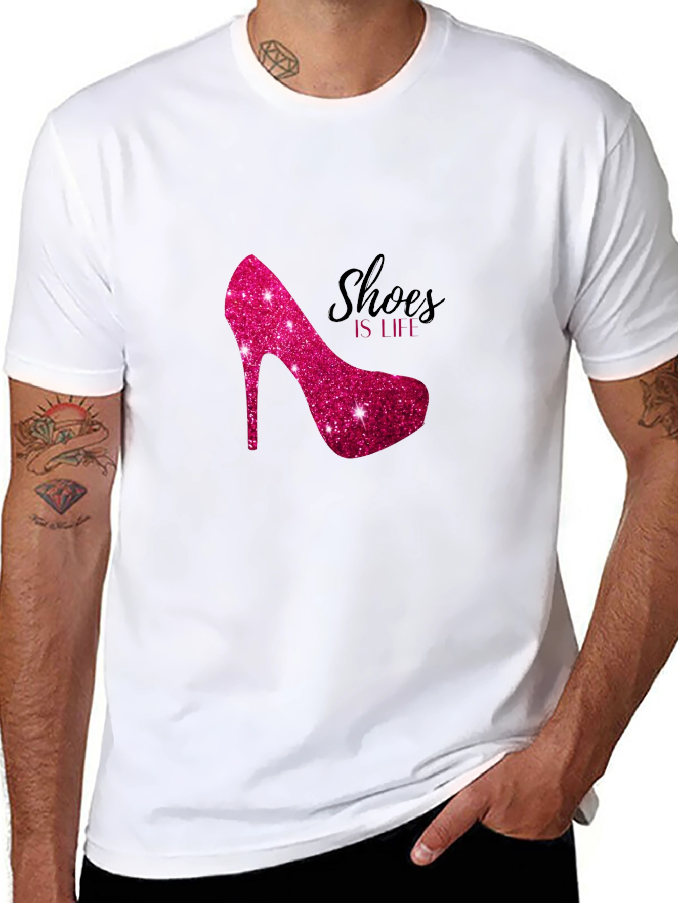 Shoes is Life Graphic Tee - Fun Fashionable T-Shirt