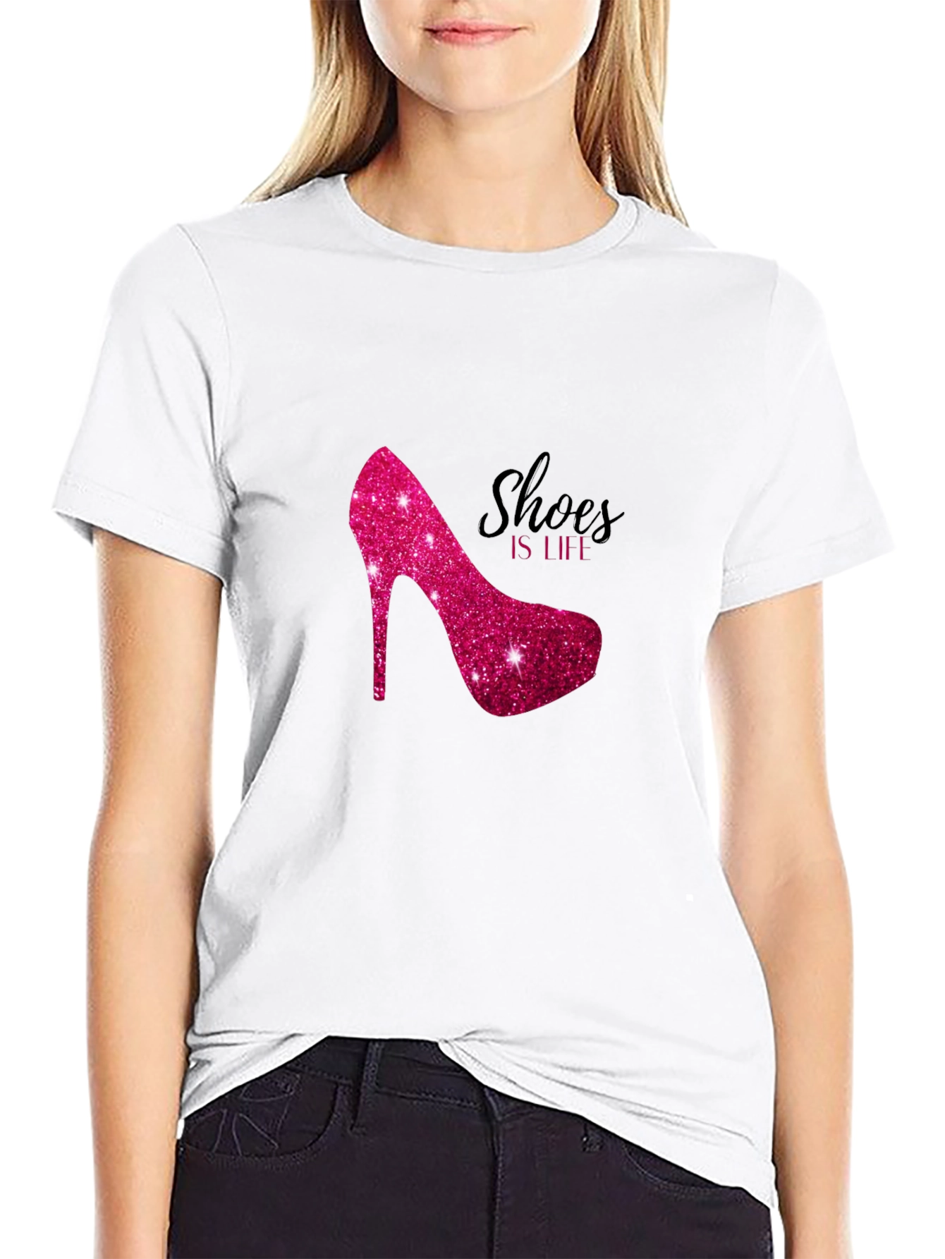 Shoes is Life Graphic Tee - Fun Fashionable T-Shirt