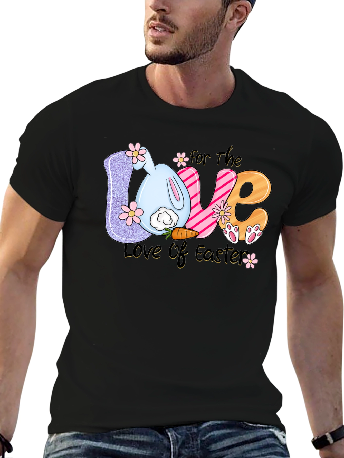 Love of Easter T-Shirt Bunny Design