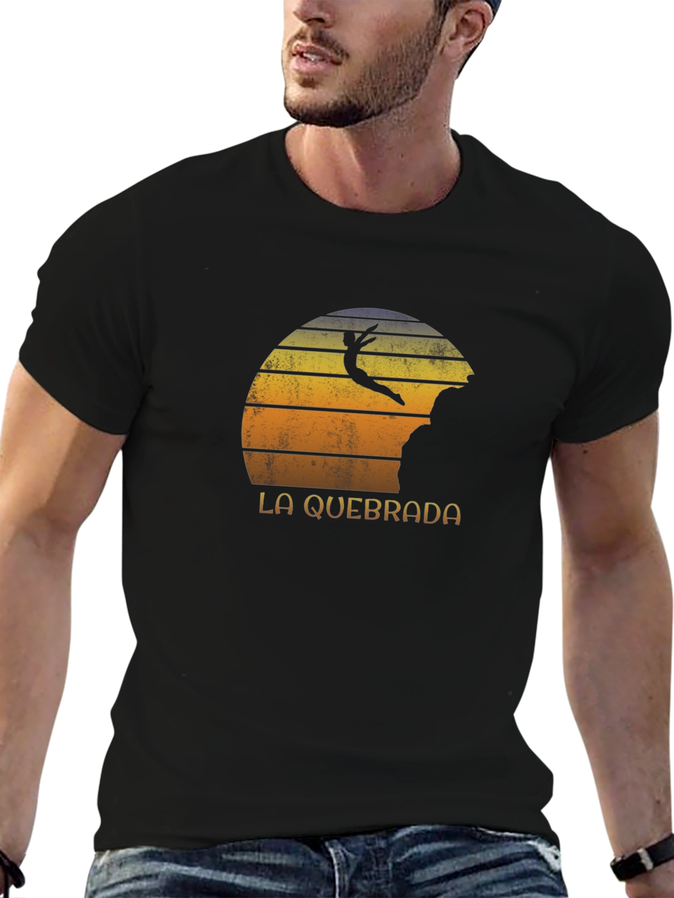 La Quebrada Cliff Diver Tee - Acapulco Retro Style