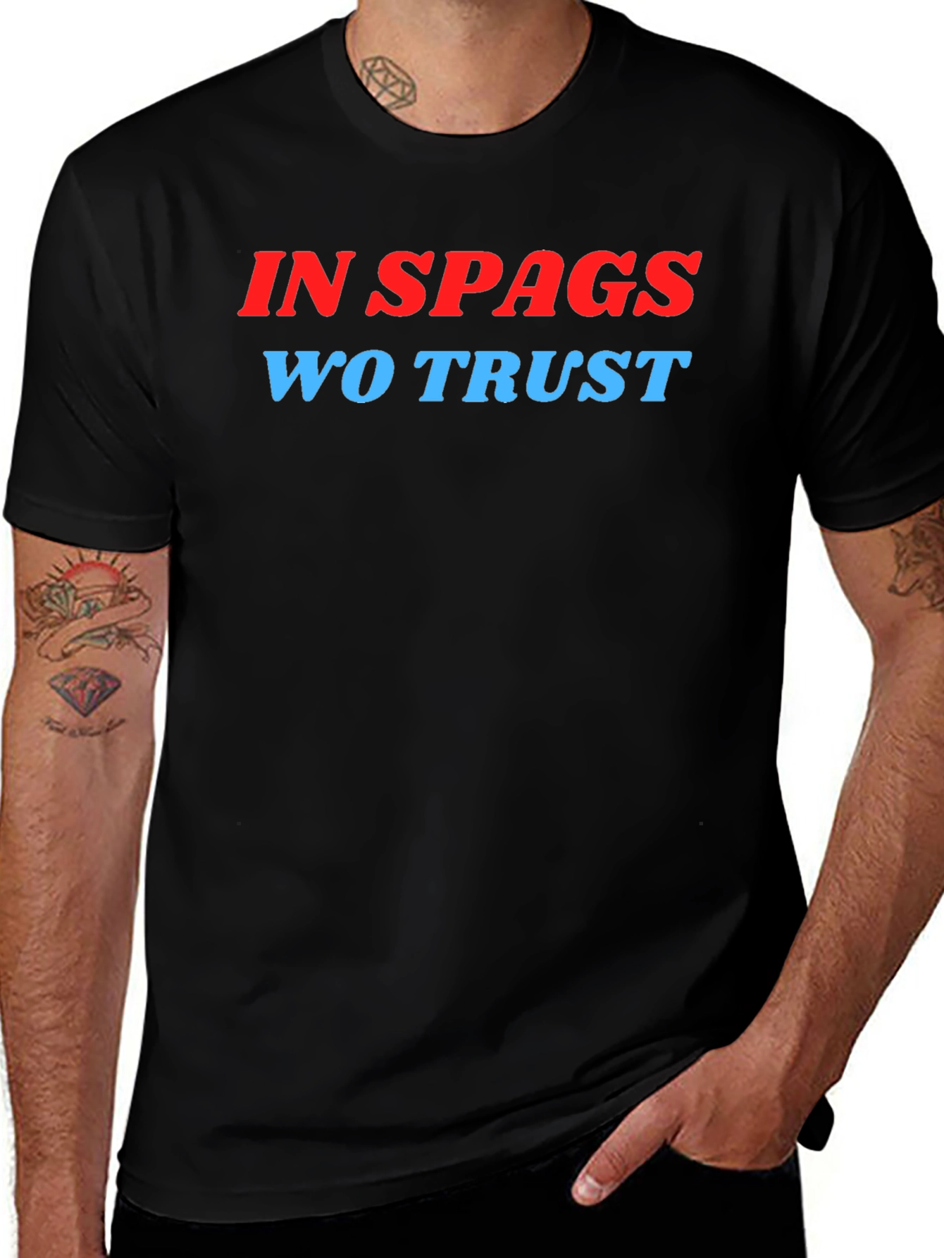 In Spags Wo Trust Graphic Tee