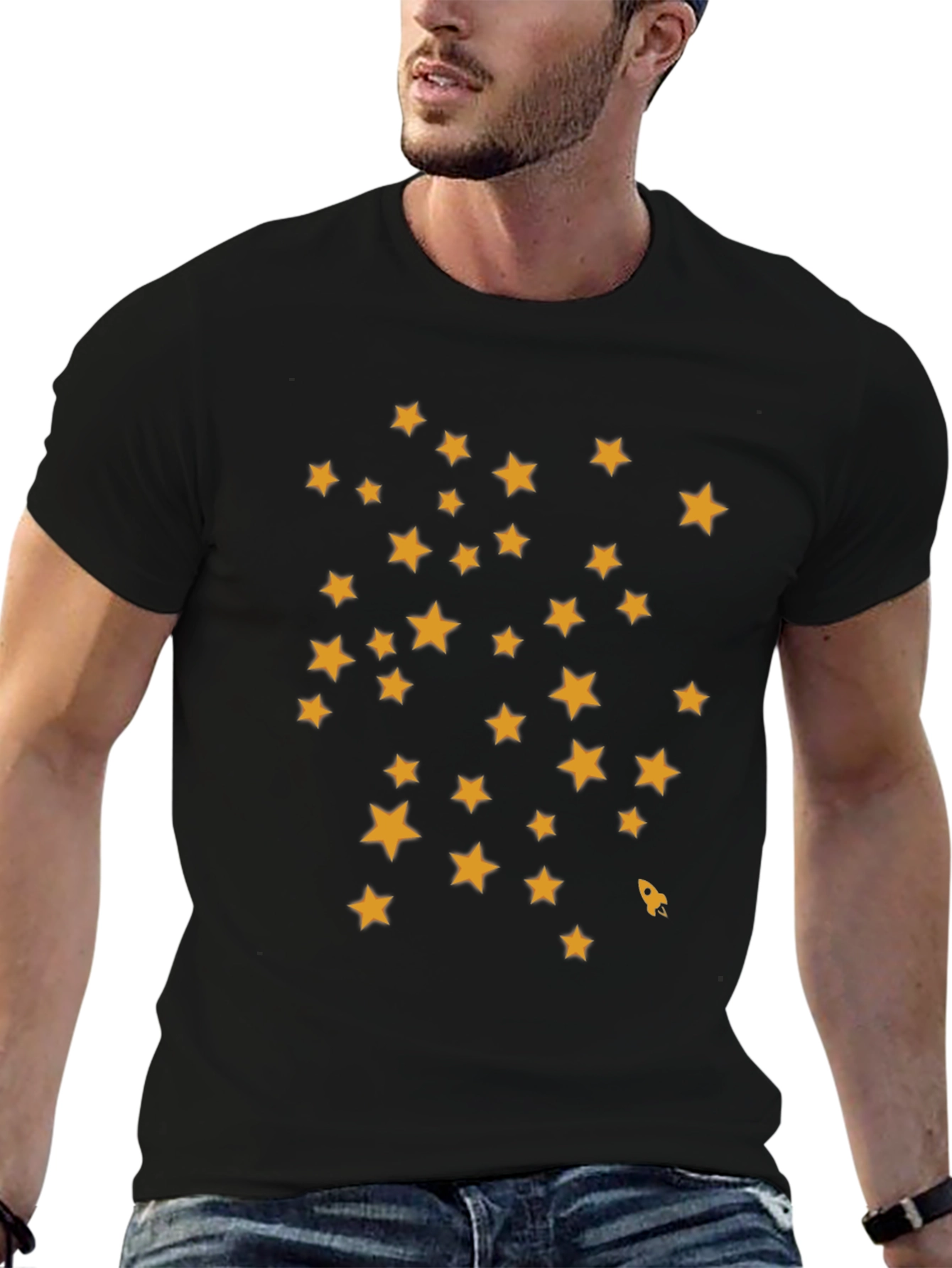 Starry Night Black Tee