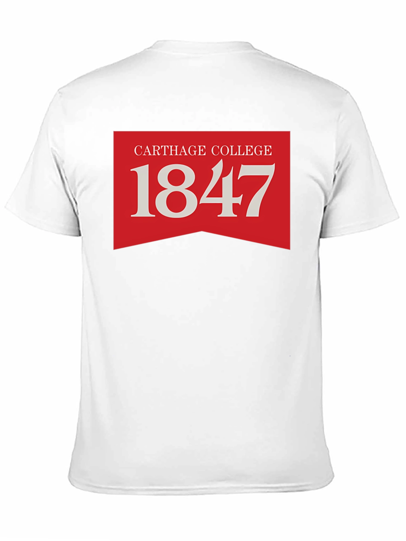 Carthage College 1847 Black T-Shirt