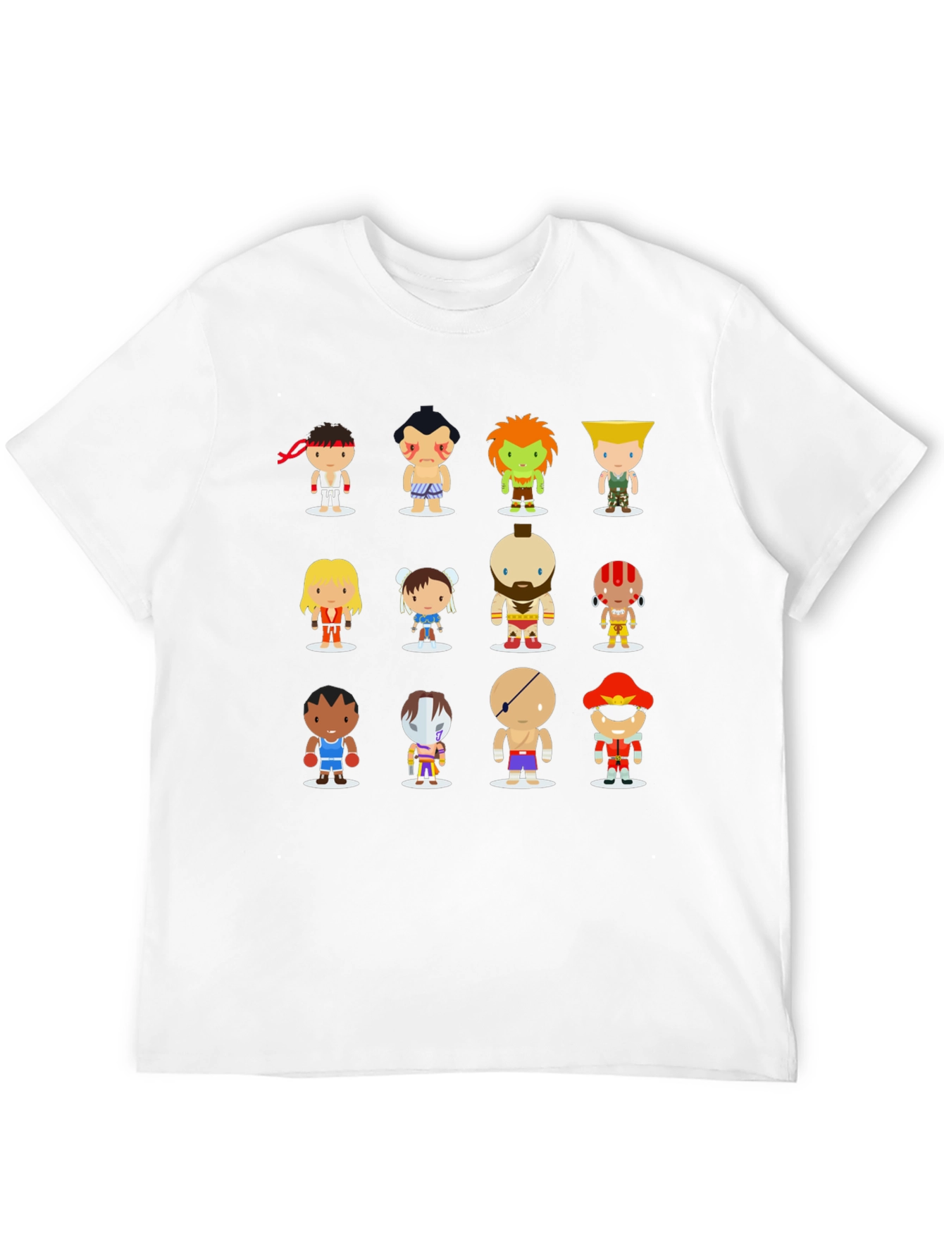 Street Fighter Character T-Shirt