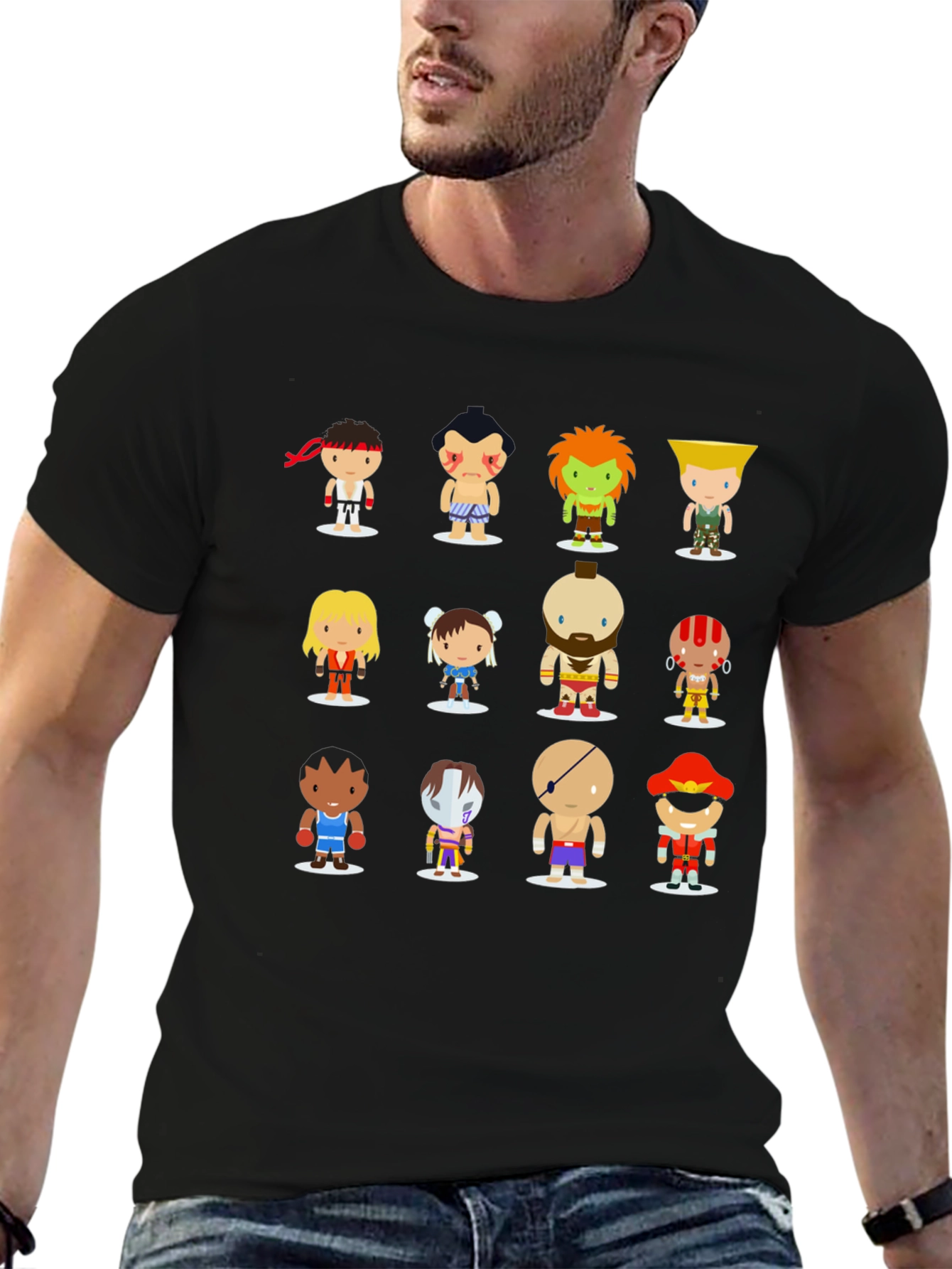 Street Fighter Character T-Shirt