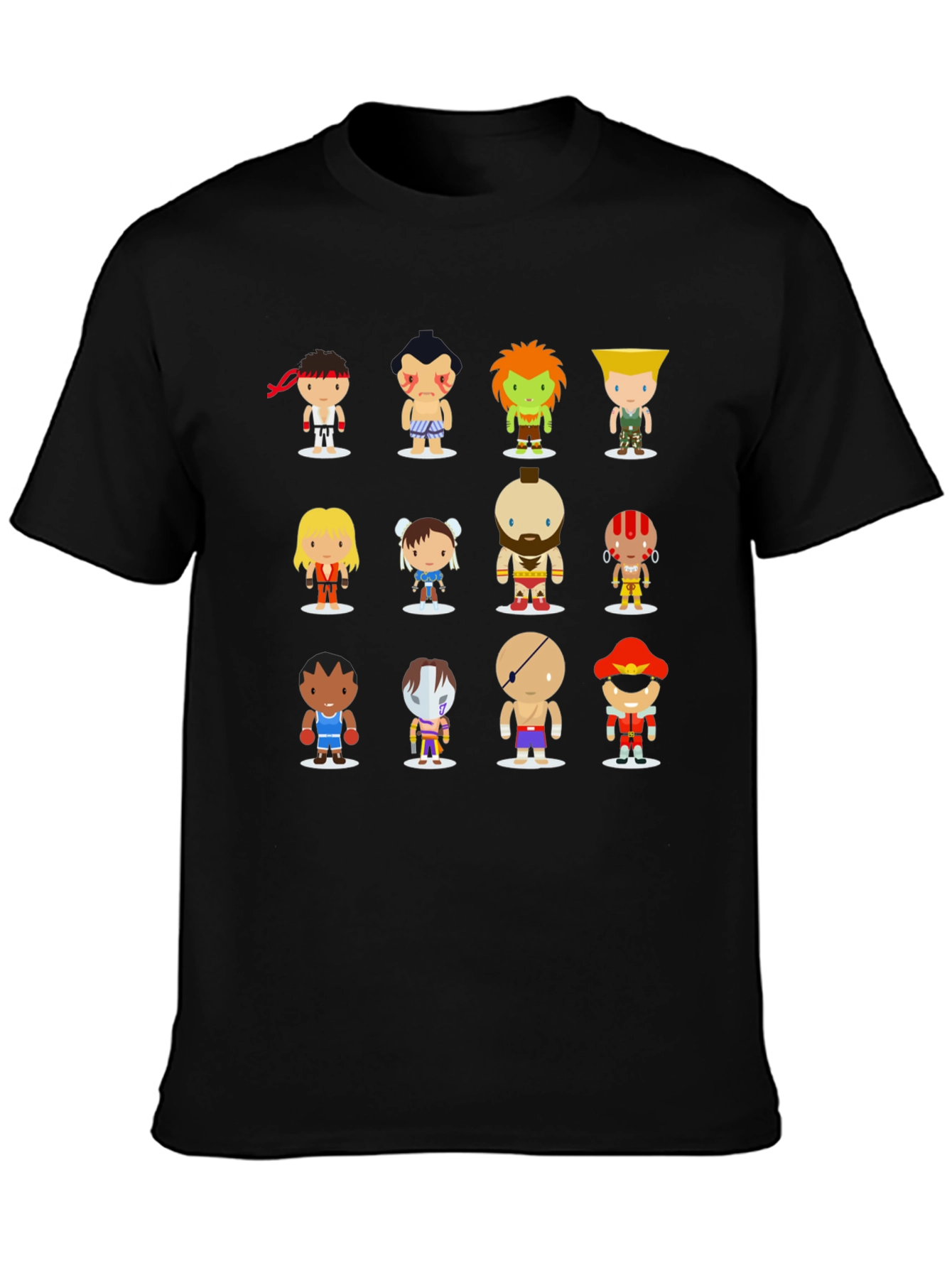 Street Fighter Character T-Shirt