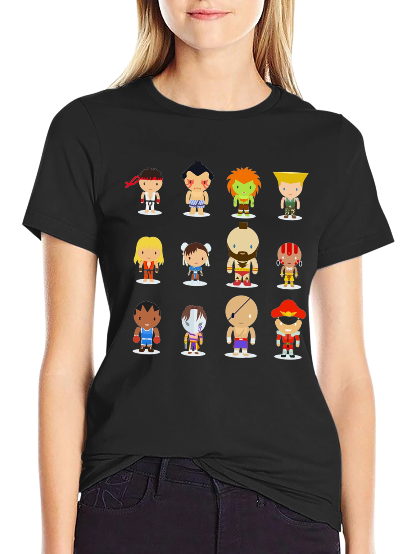 Street Fighter Character T-Shirt