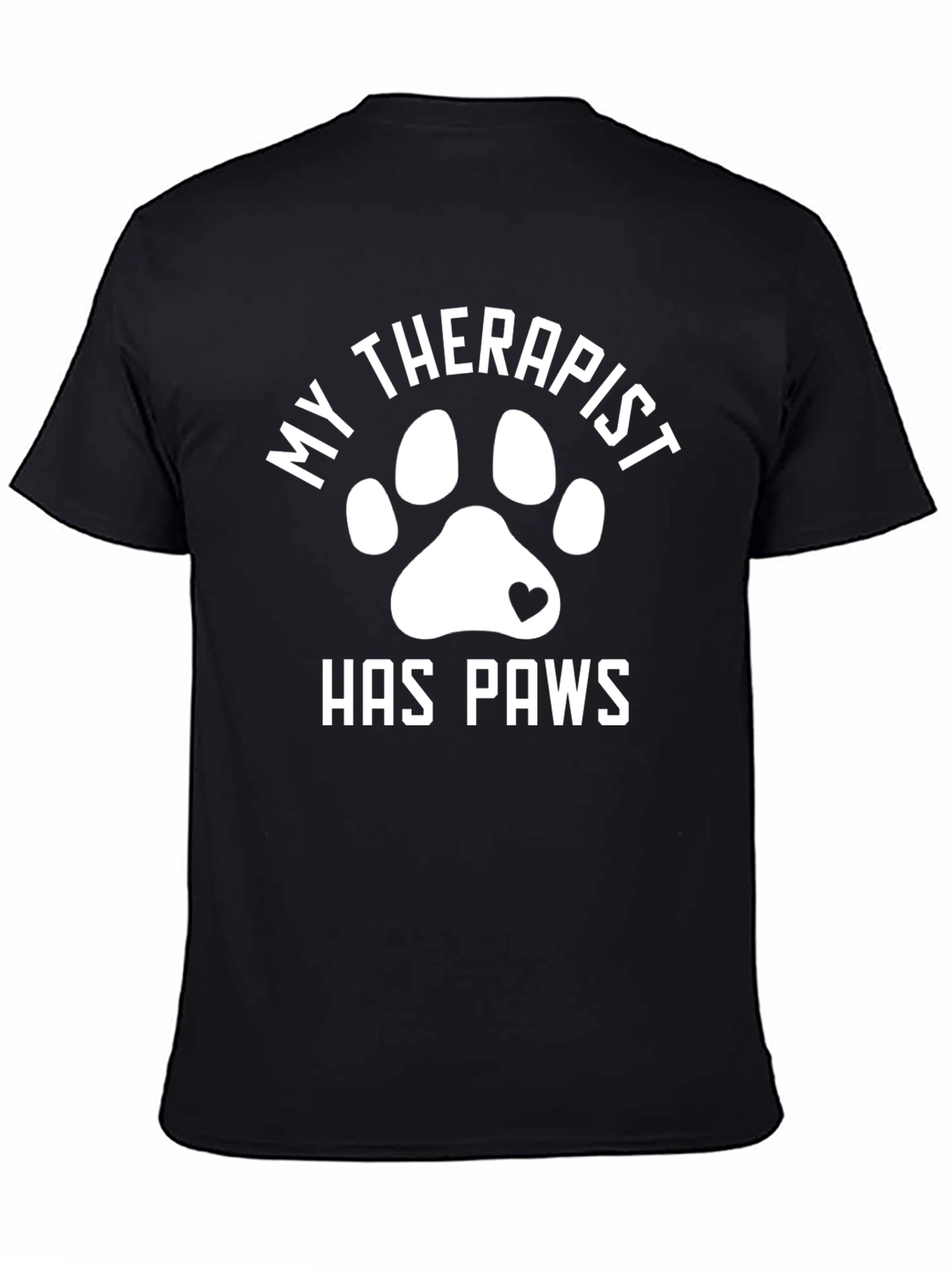 My Therapist Has Paws T-Shirt - Dog Lover Tee