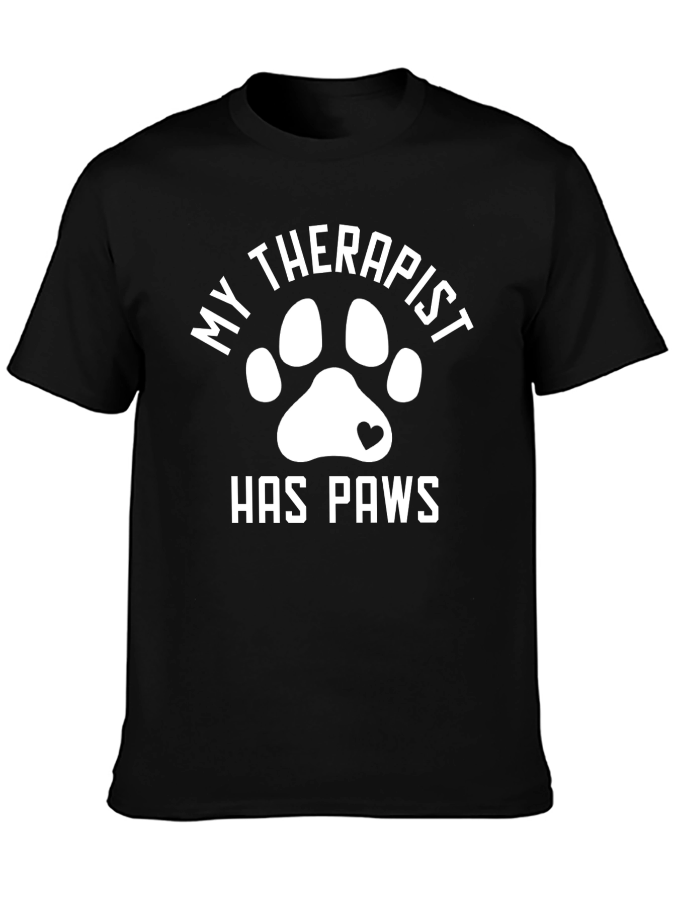 My Therapist Has Paws T-Shirt - Dog Lover Tee