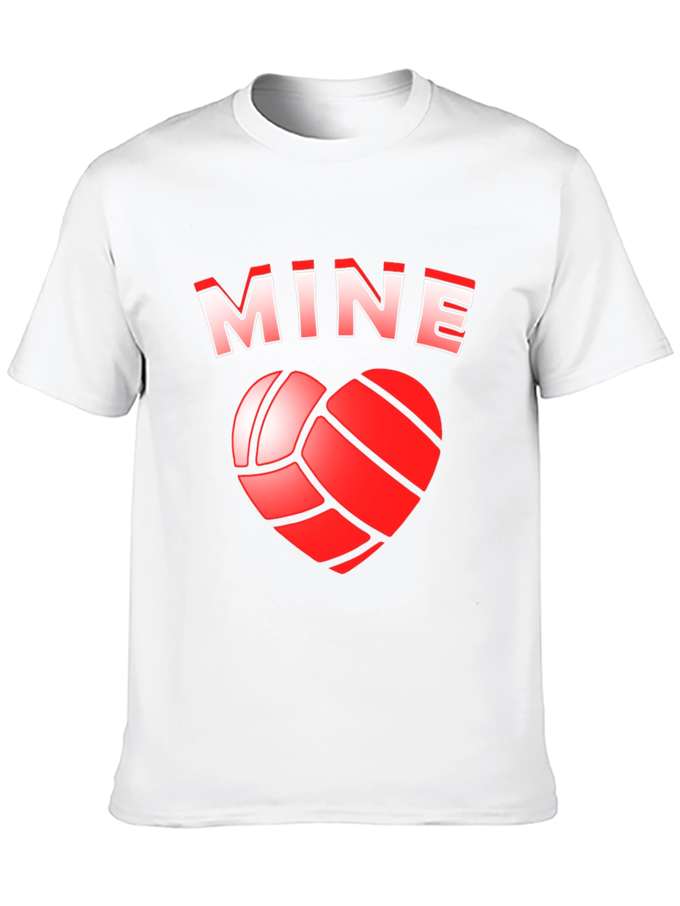 Volleyball Heart Valentines Day T-Shirt