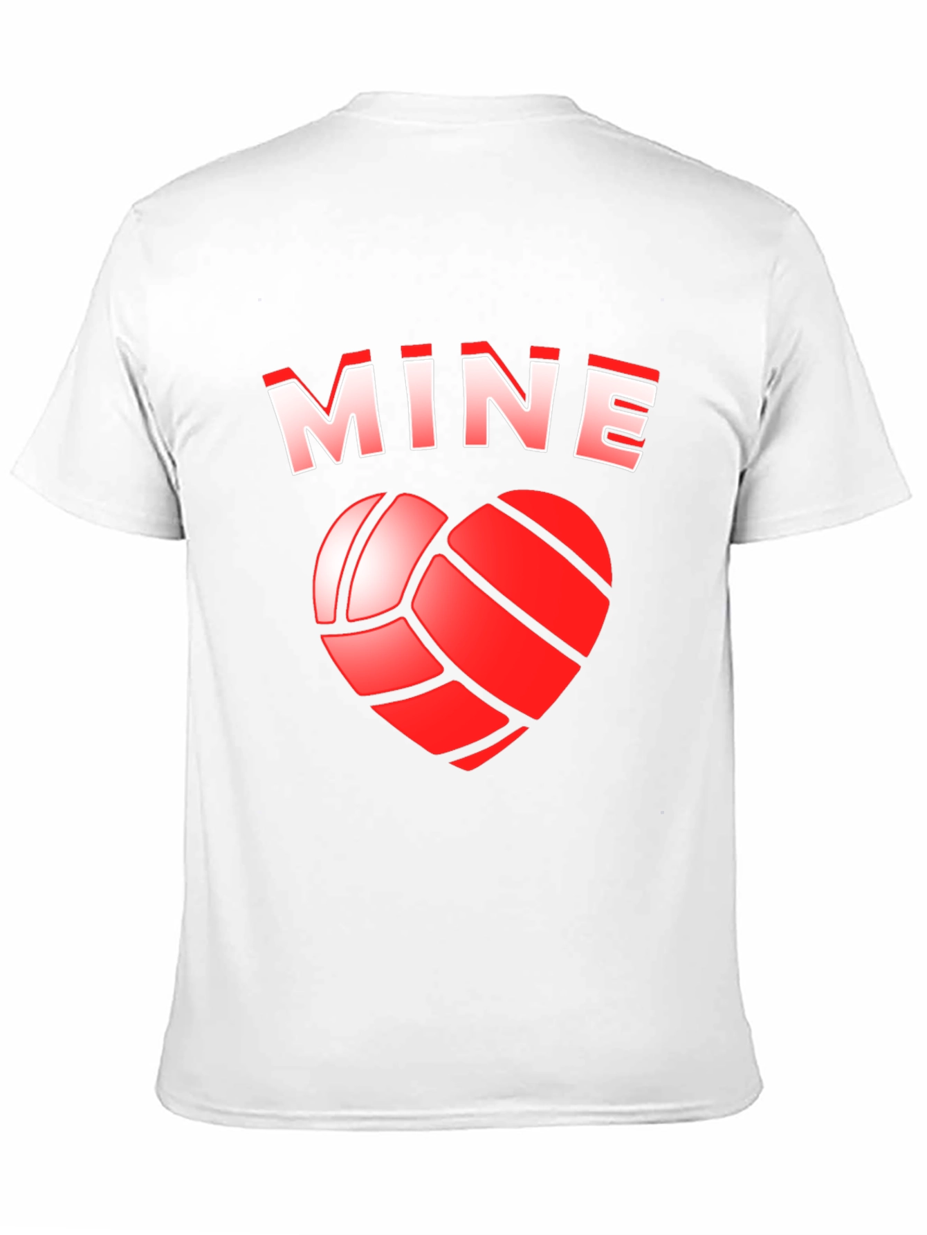 Volleyball Heart Valentines Day T-Shirt