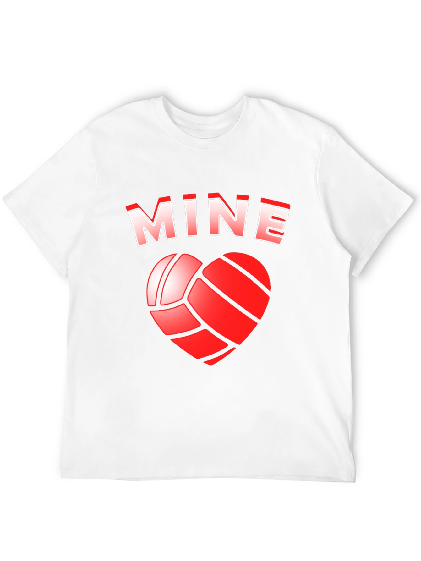 Volleyball Heart Valentines Day T-Shirt
