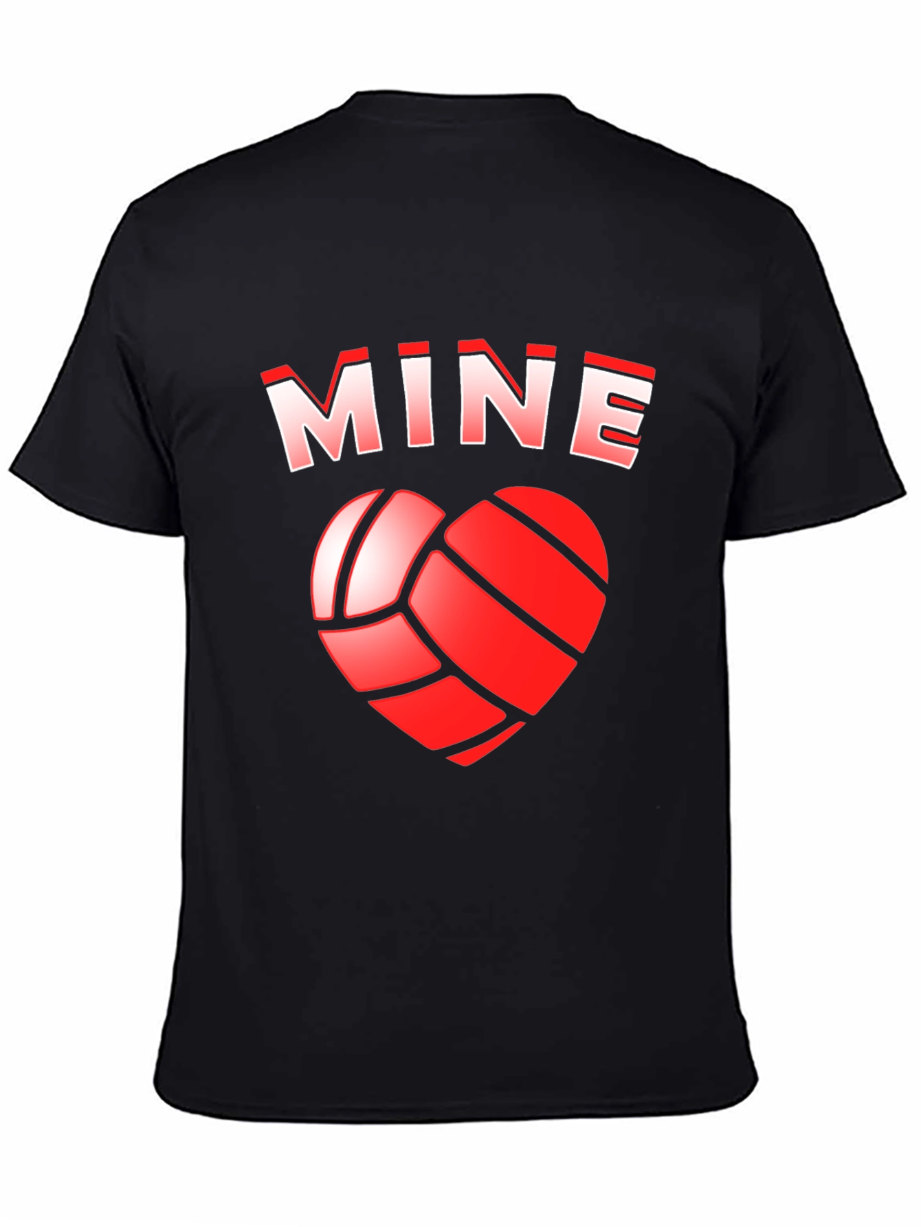 Volleyball Heart Valentines Day T-Shirt
