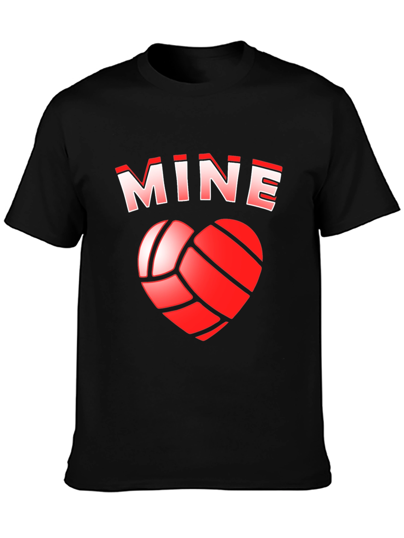 Volleyball Heart Valentines Day T-Shirt