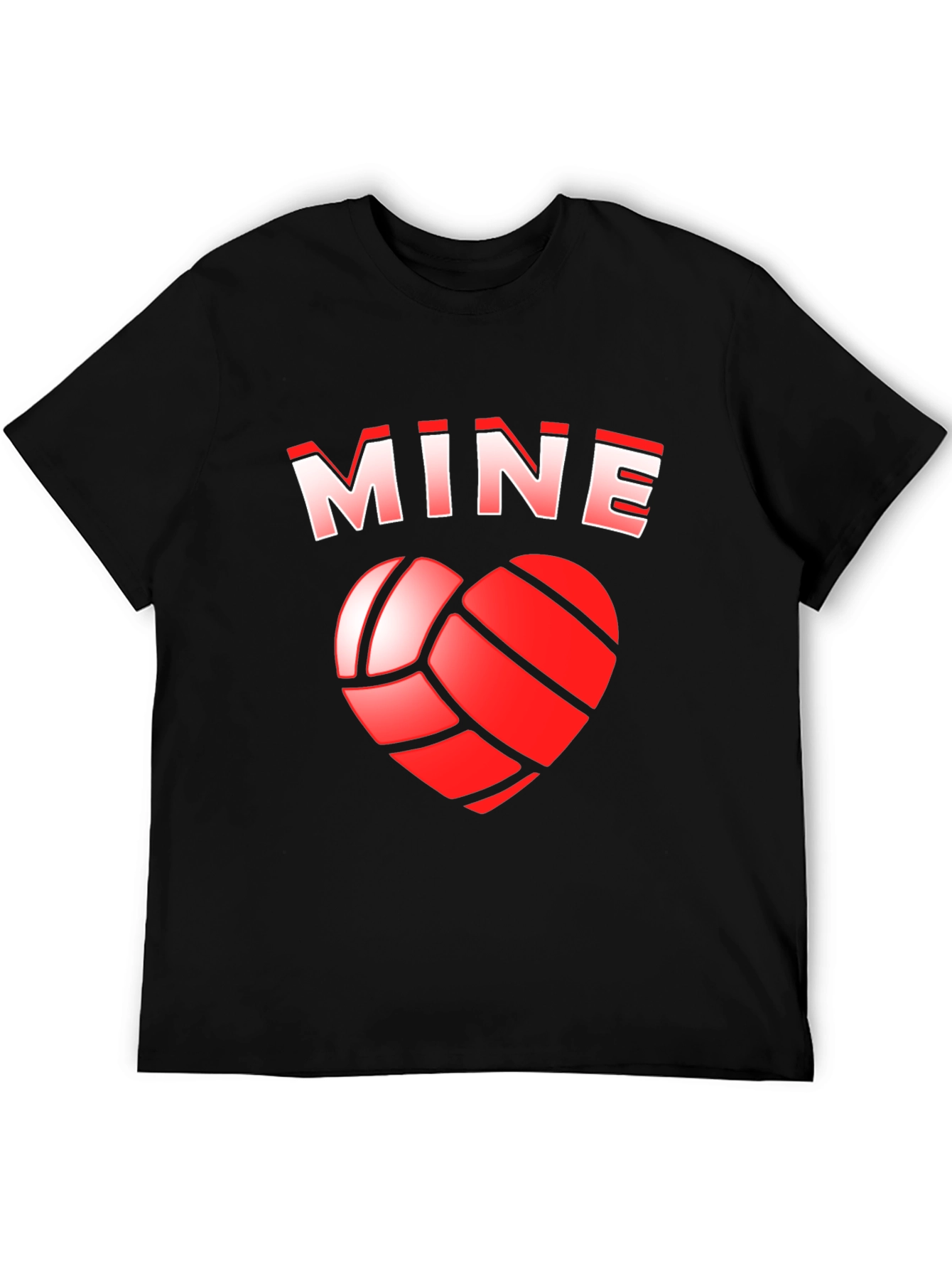 Volleyball Heart Valentines Day T-Shirt