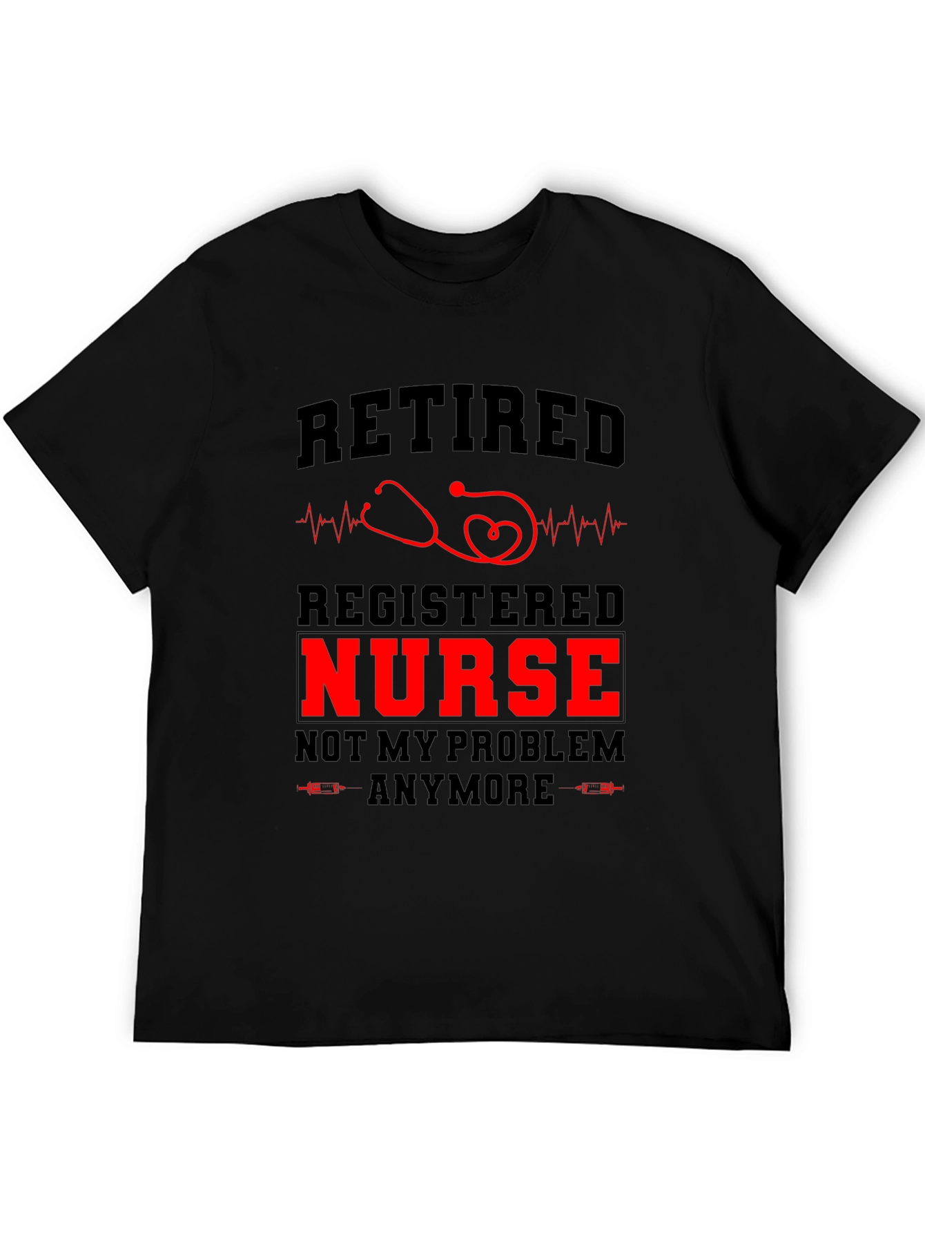 Retired Registered Nurse Graphic Tee