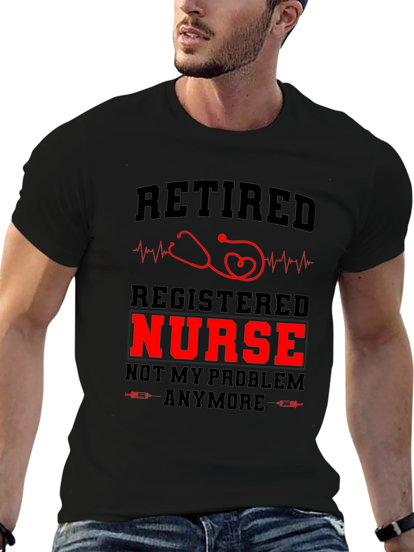 Retired Registered Nurse Graphic Tee