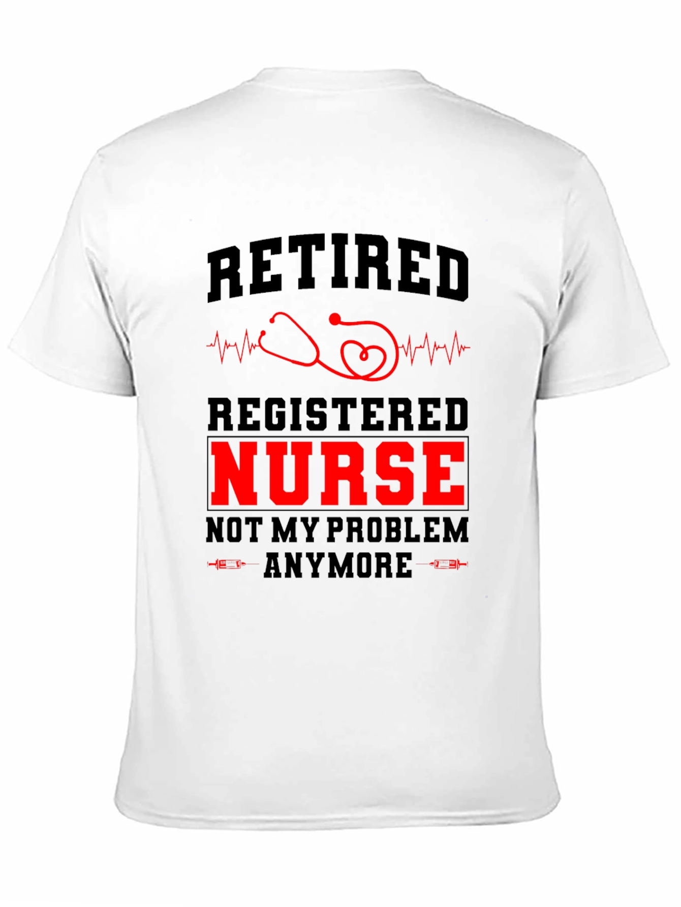 Retired Registered Nurse Graphic Tee