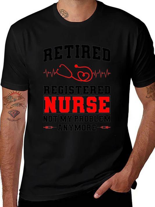 Retired Registered Nurse Graphic Tee