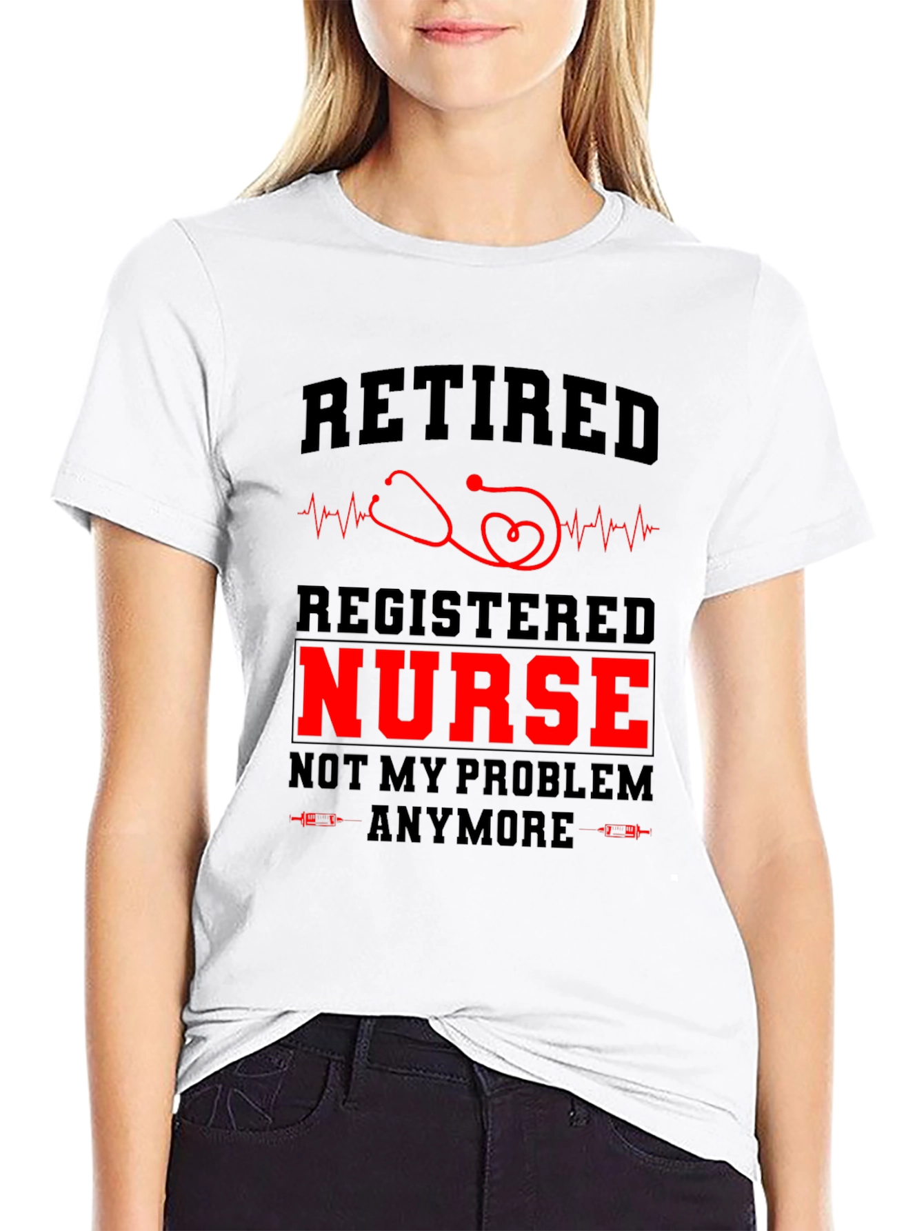 Retired Registered Nurse Graphic Tee