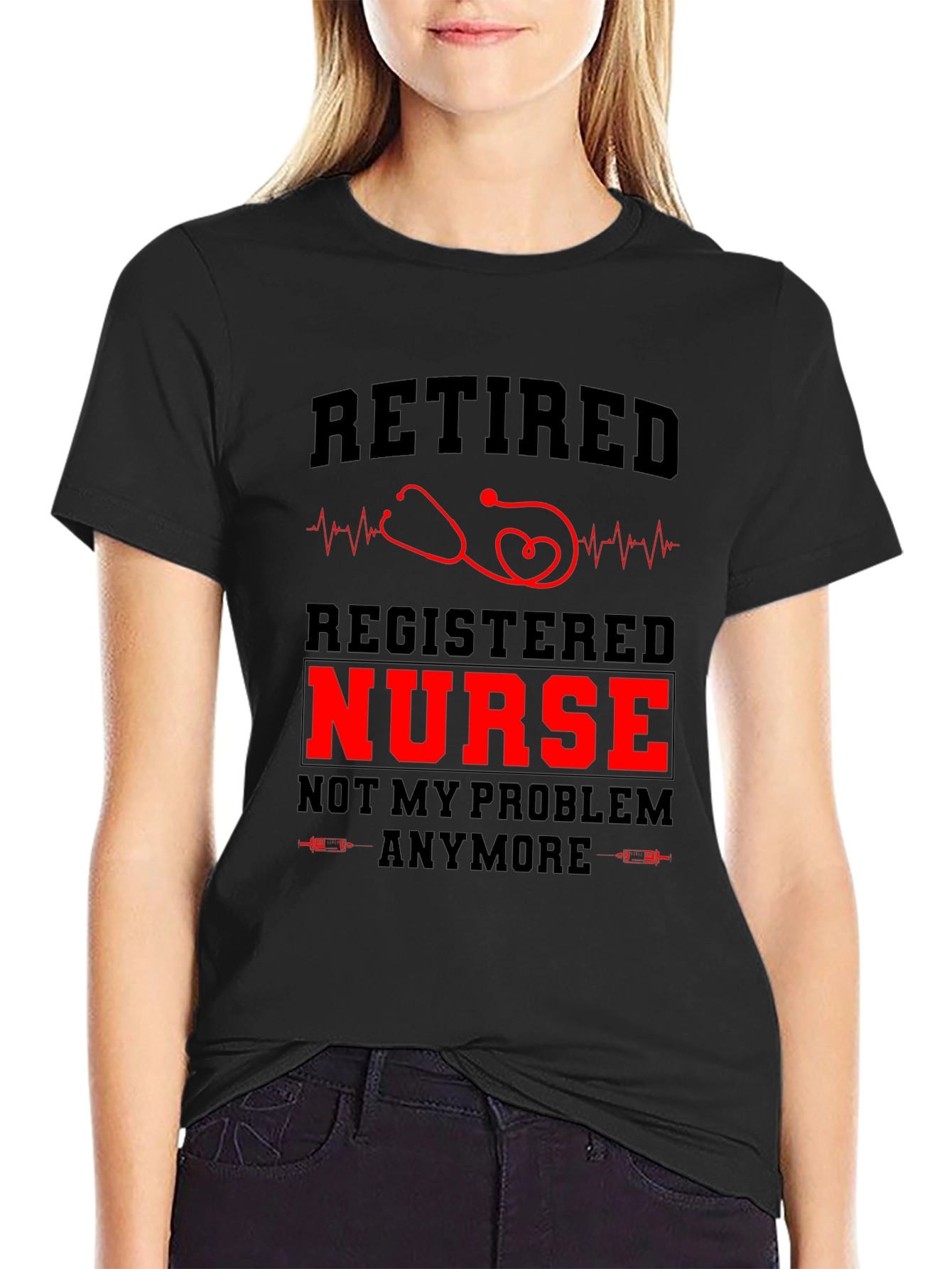 Retired Registered Nurse Graphic Tee