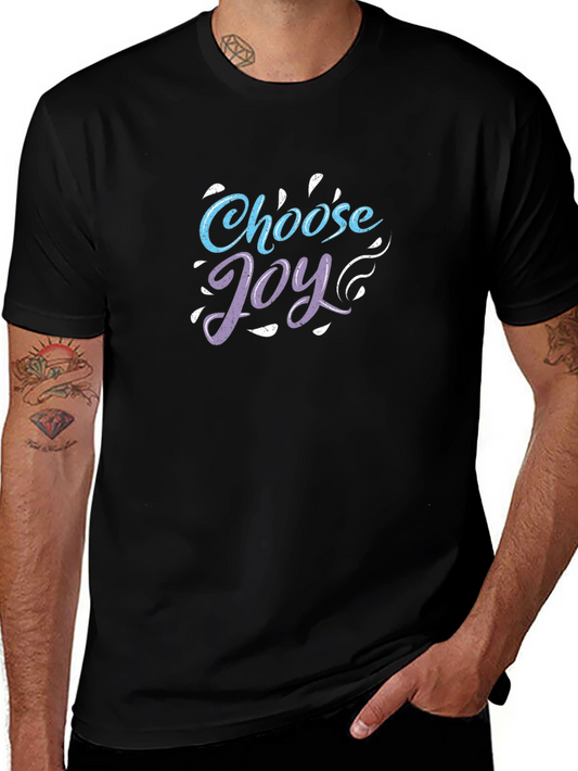 Choose Joy Graphic Tee - Stylish Comfort