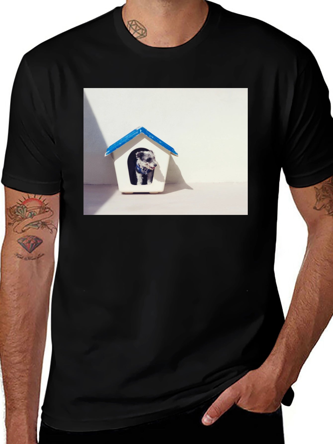 Dog House Graphic Tee - Mens Casual Style