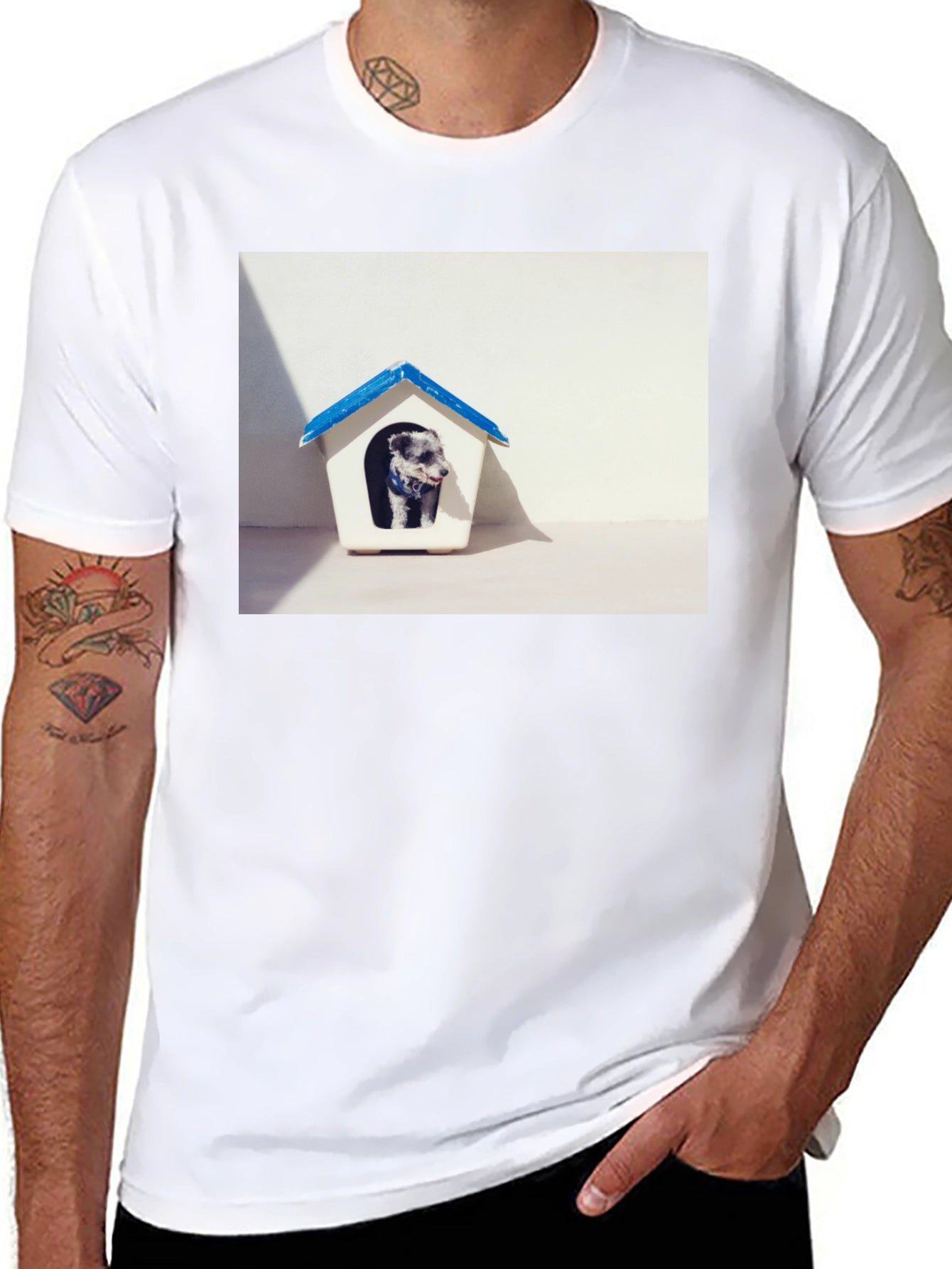 Dog House Graphic Tee - Mens Casual Style