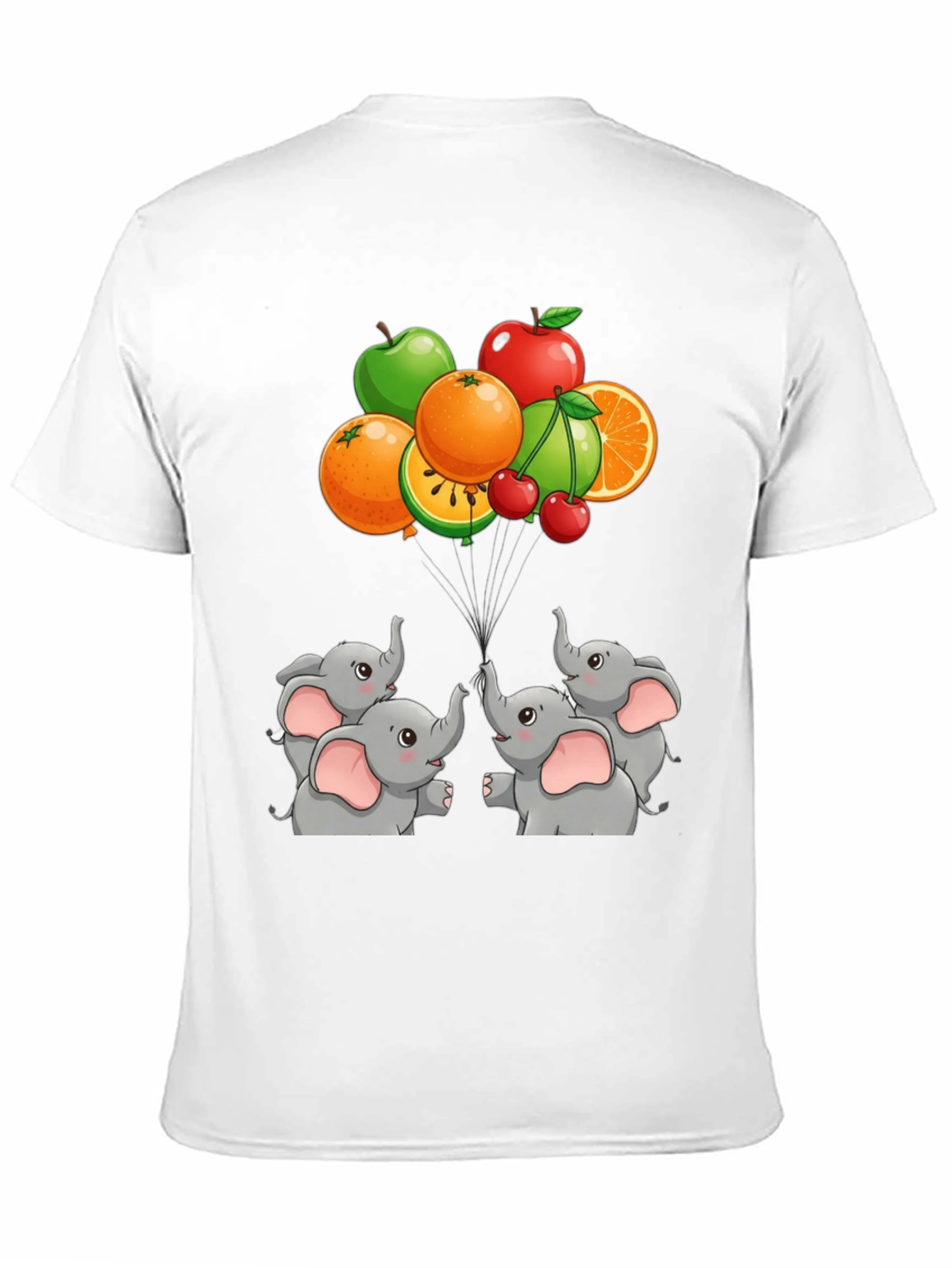 Elephant & Fruit Graphic Tee