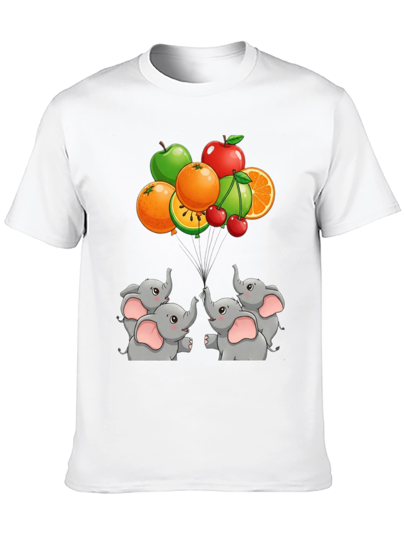 Elephant & Fruit Graphic Tee