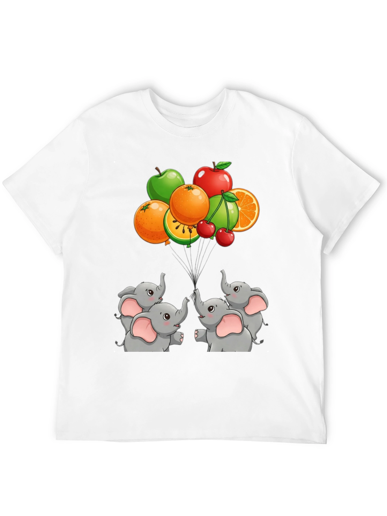 Elephant & Fruit Graphic Tee