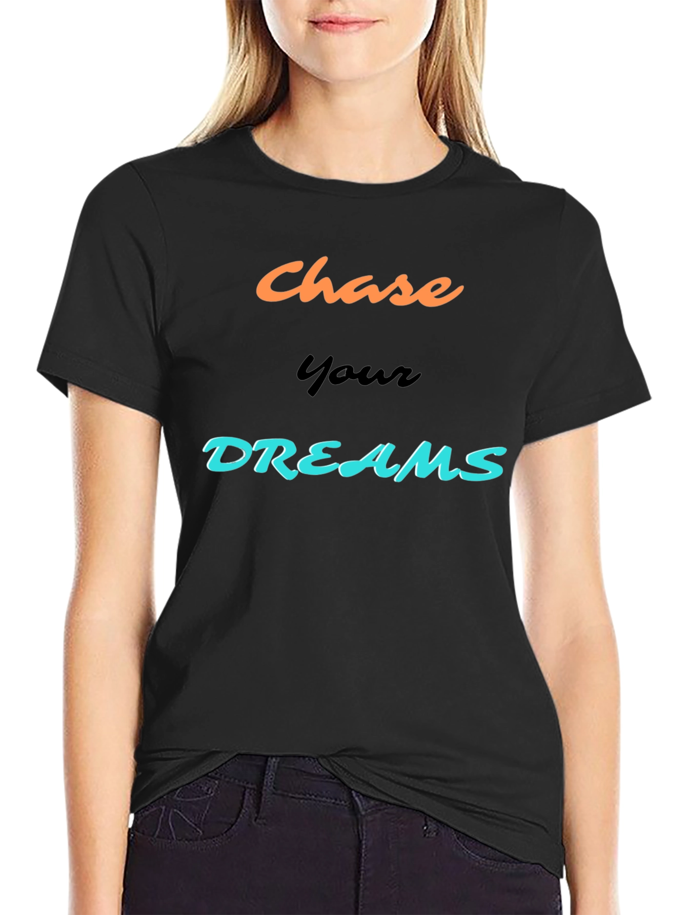 Chase Your Dreams Graphic Tee - Motivational Design