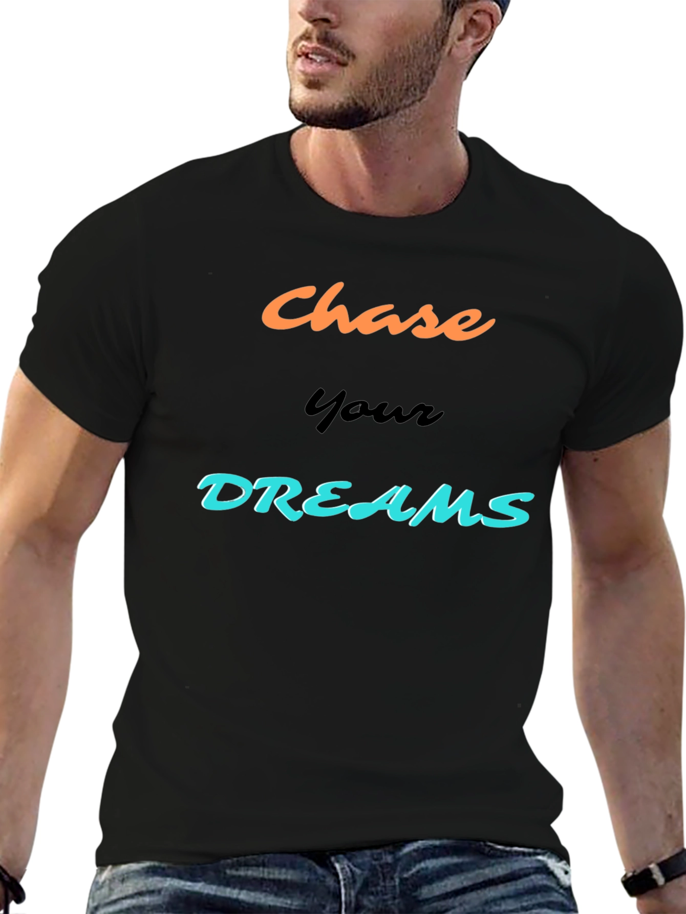 Chase Your Dreams Graphic Tee - Motivational Design