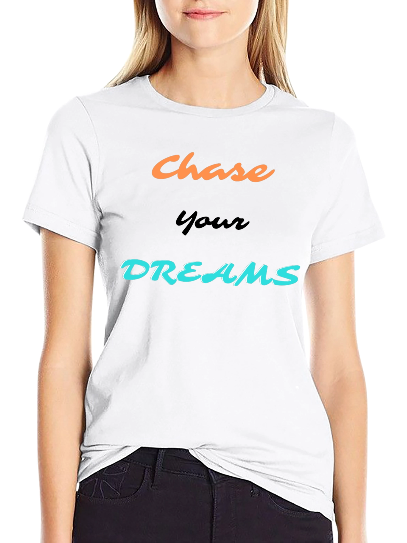 Chase Your Dreams Graphic Tee - Motivational Design