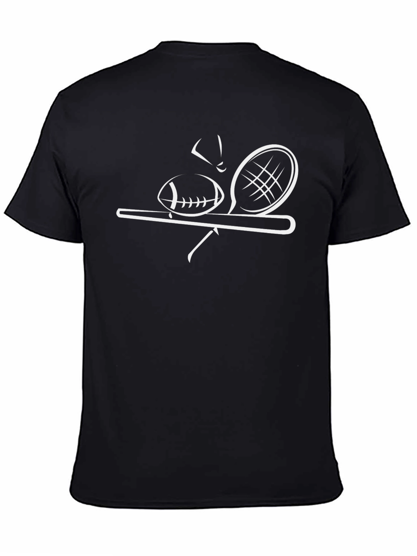 Sports Icon Black T-Shirt