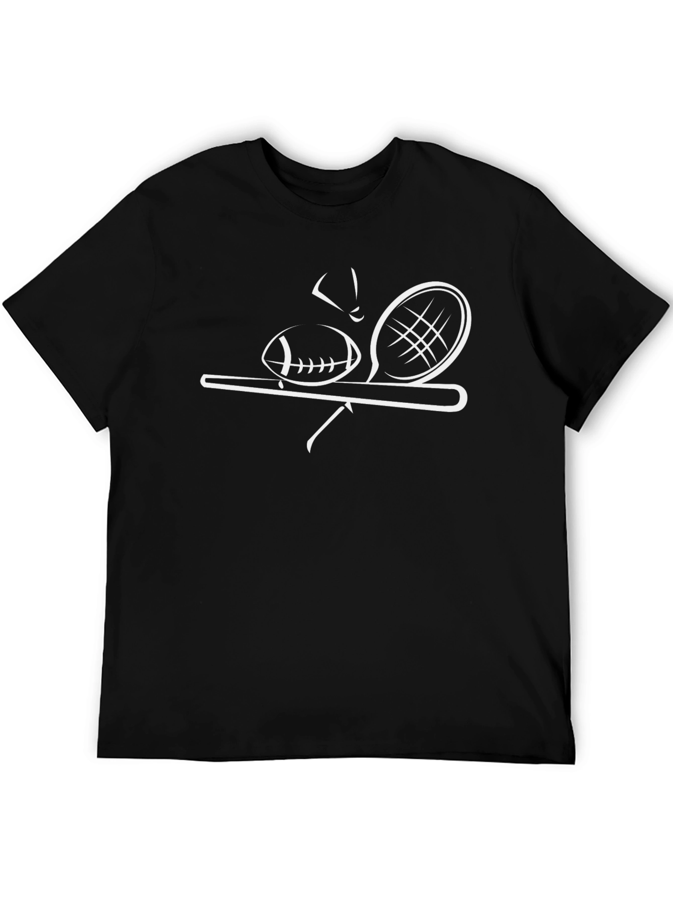 Sports Icon Black T-Shirt