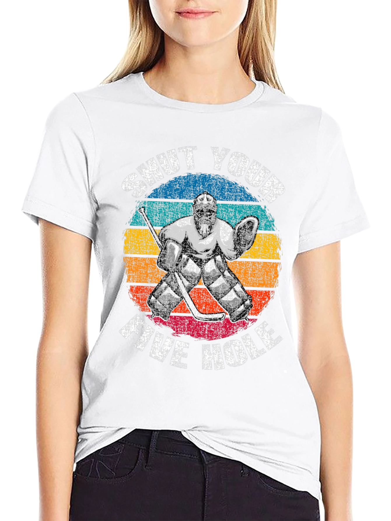 Shut Your Five Hole Hockey T-Shirt
