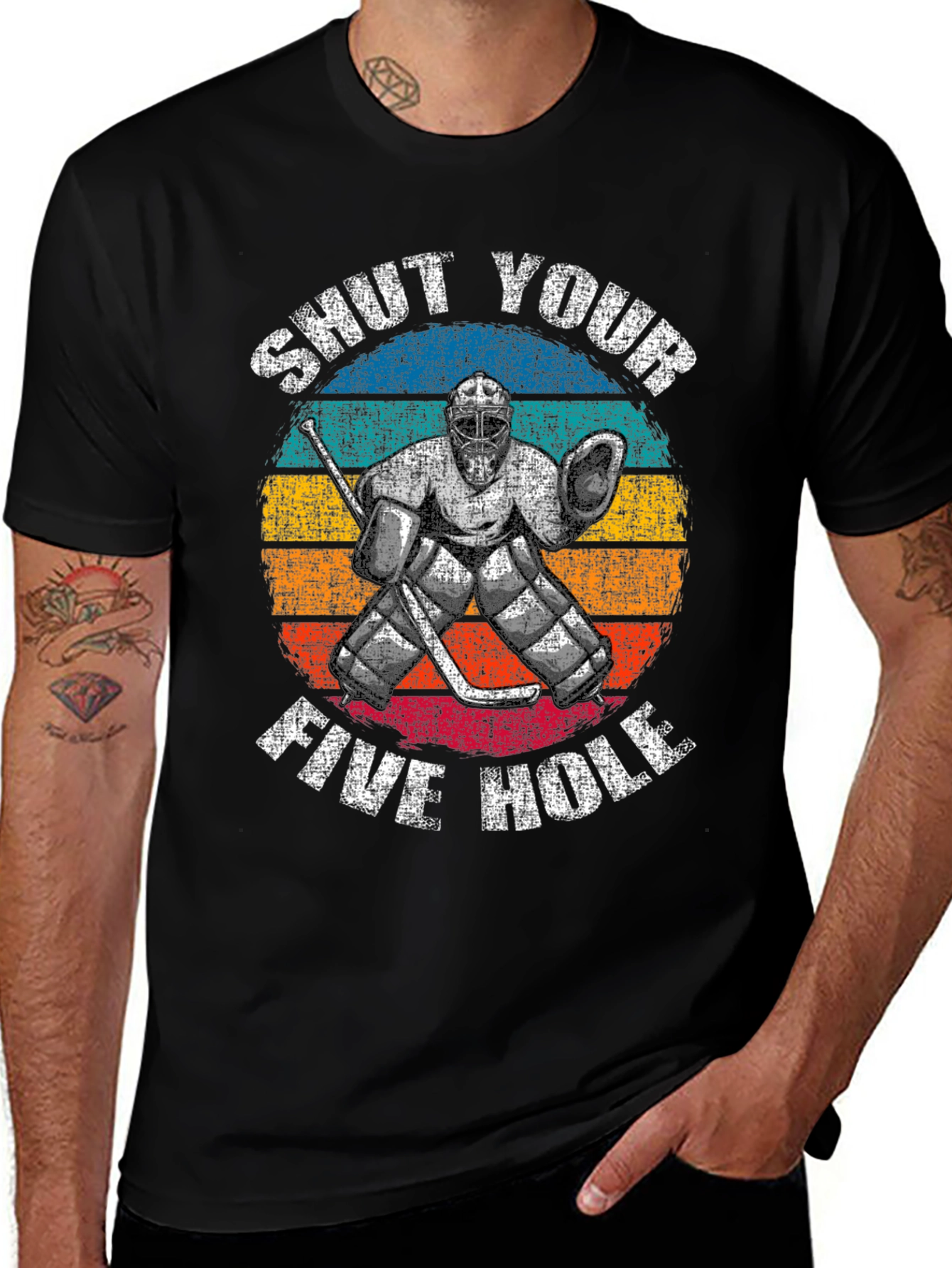 Shut Your Five Hole Hockey T-Shirt
