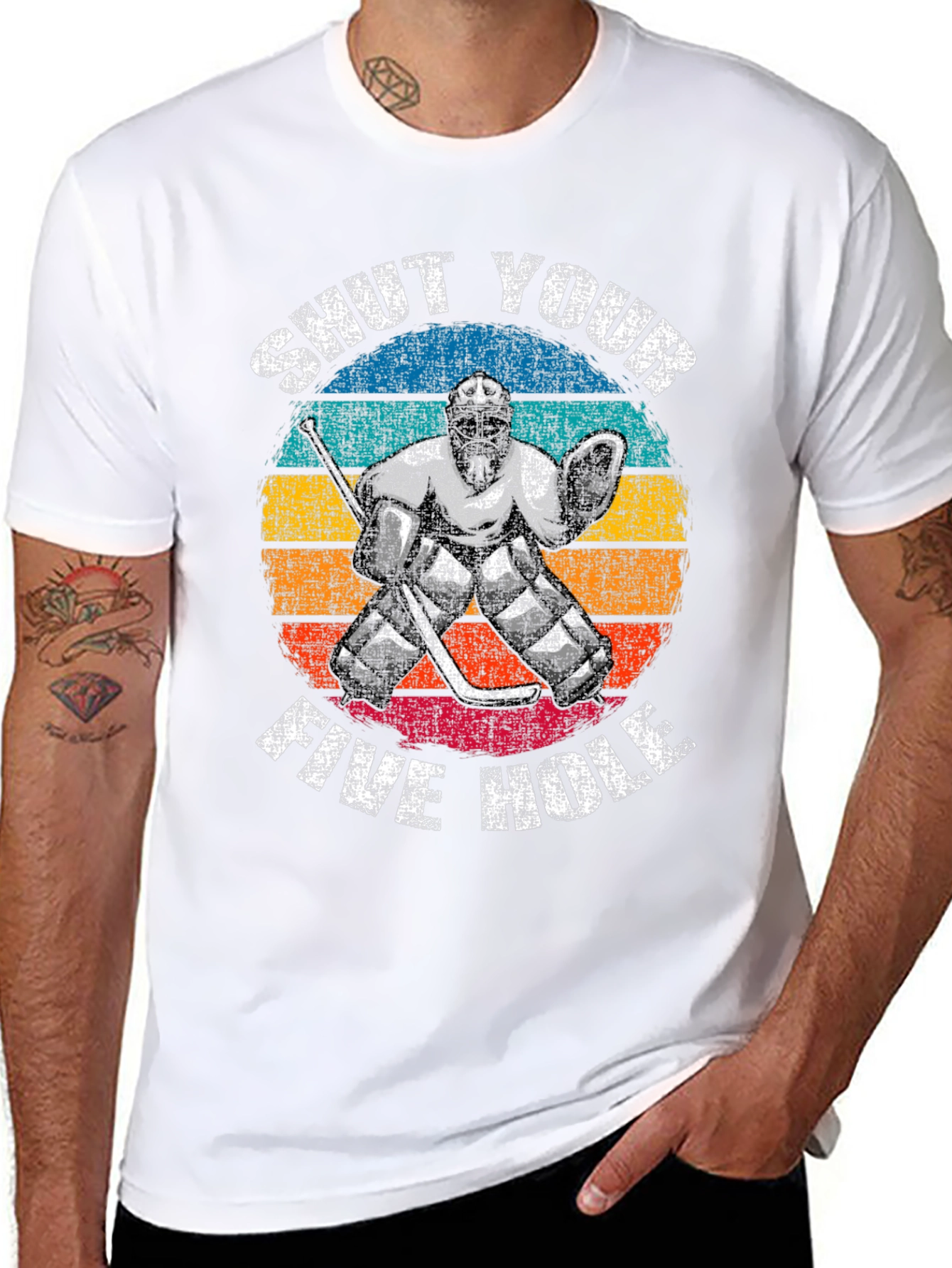 Shut Your Five Hole Hockey T-Shirt