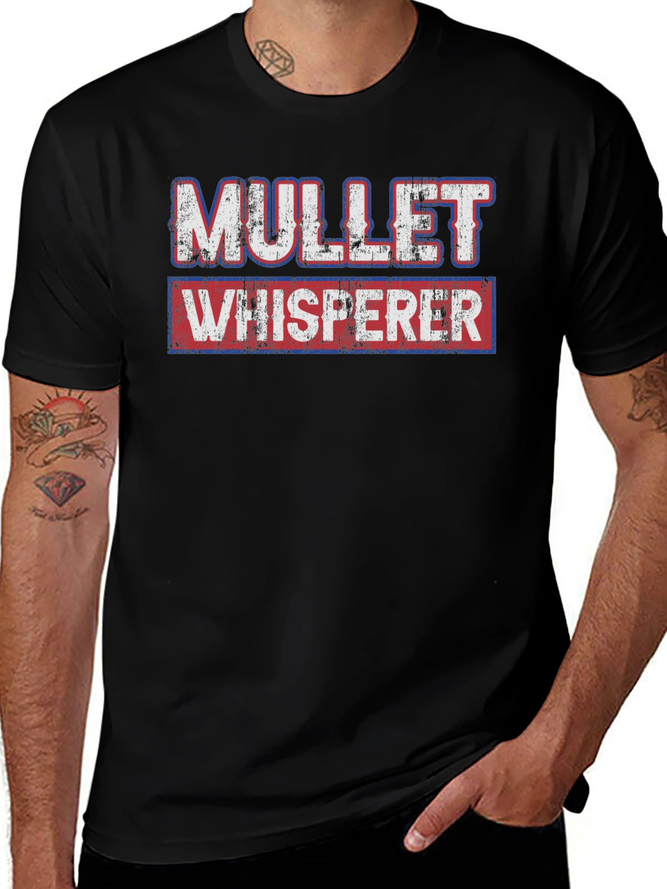 Mullet Whisperer Graphic Tee - Funny Haircut Shirt