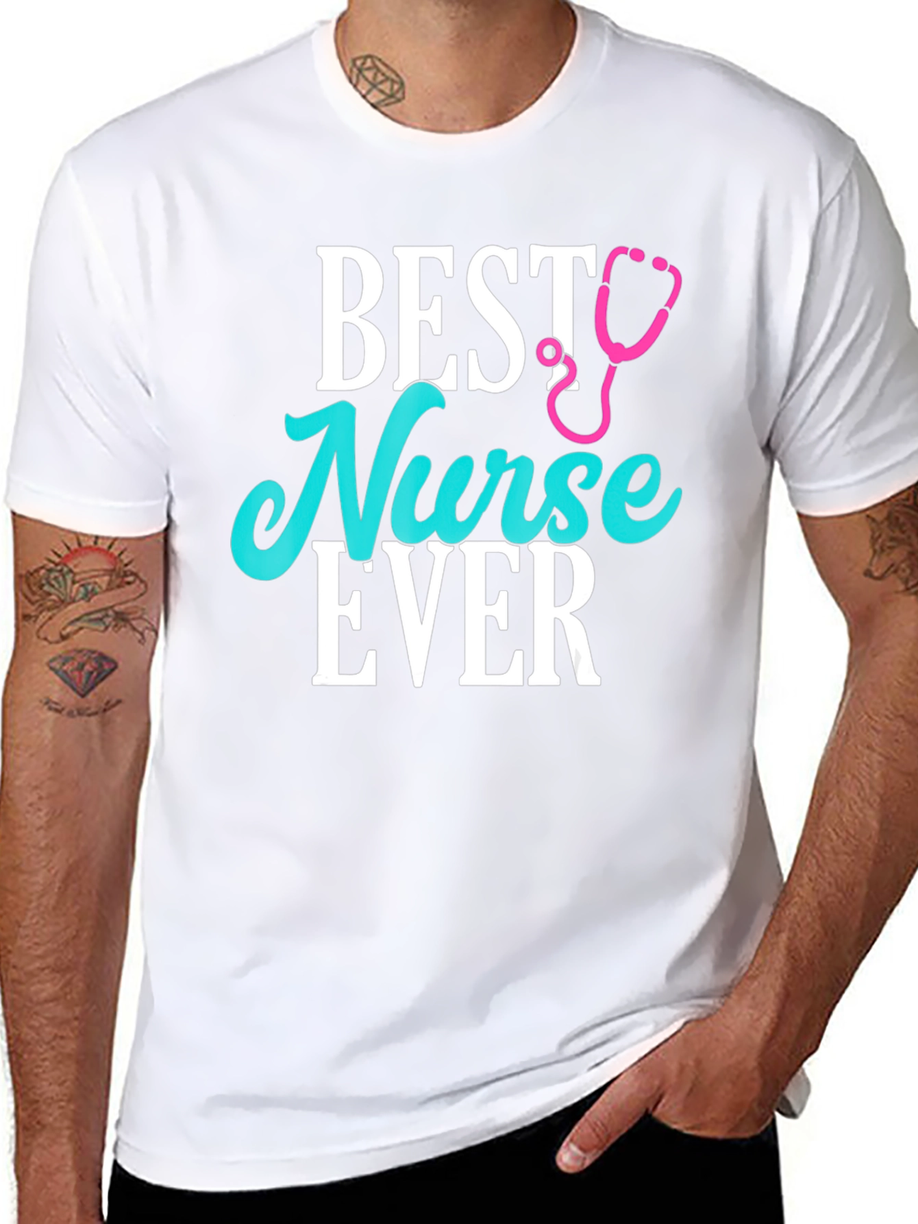 Best Nurse Ever T-Shirt | Soft Cotton Blend