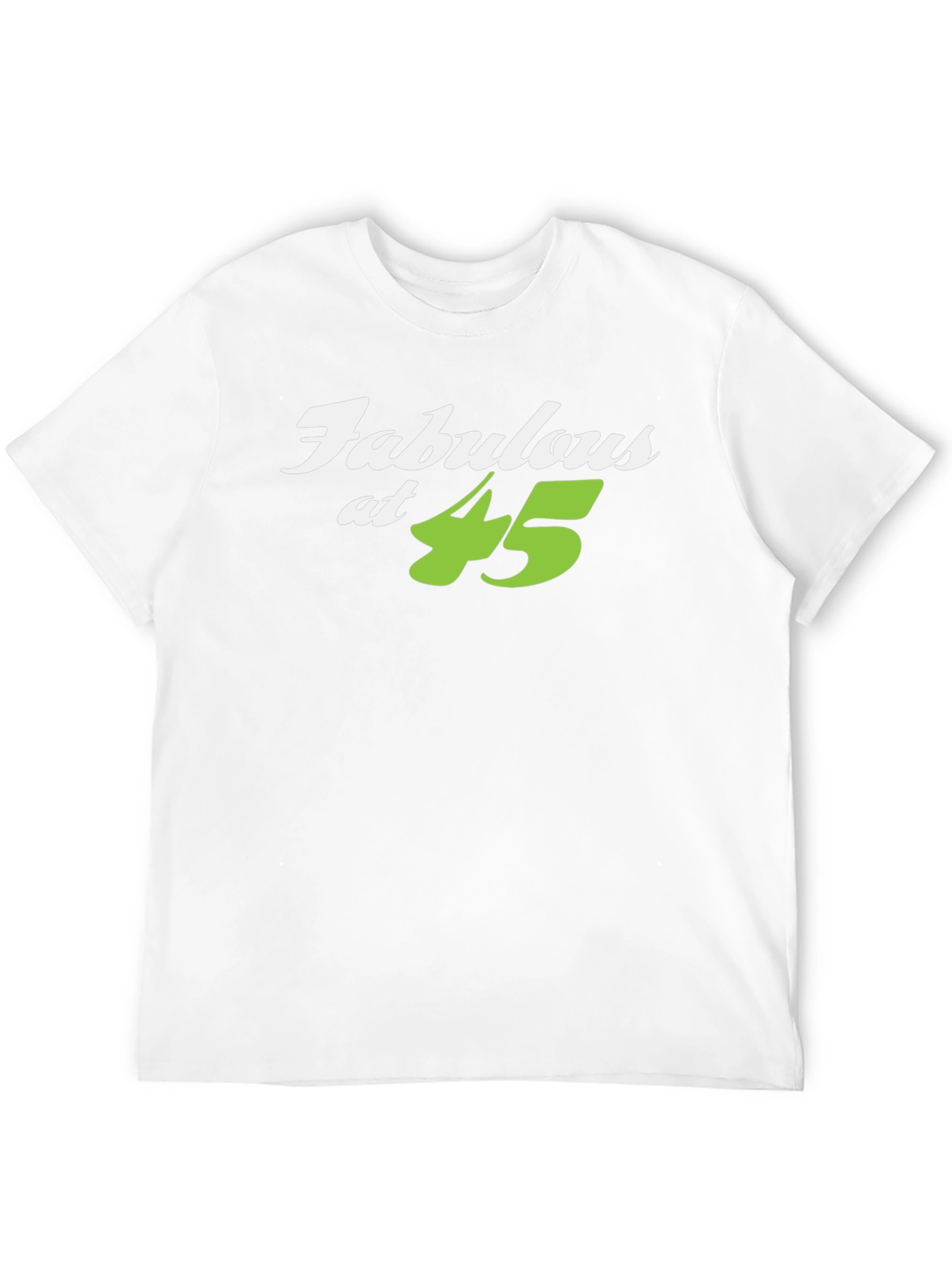 Fabulous at 45 Black T-Shirt
